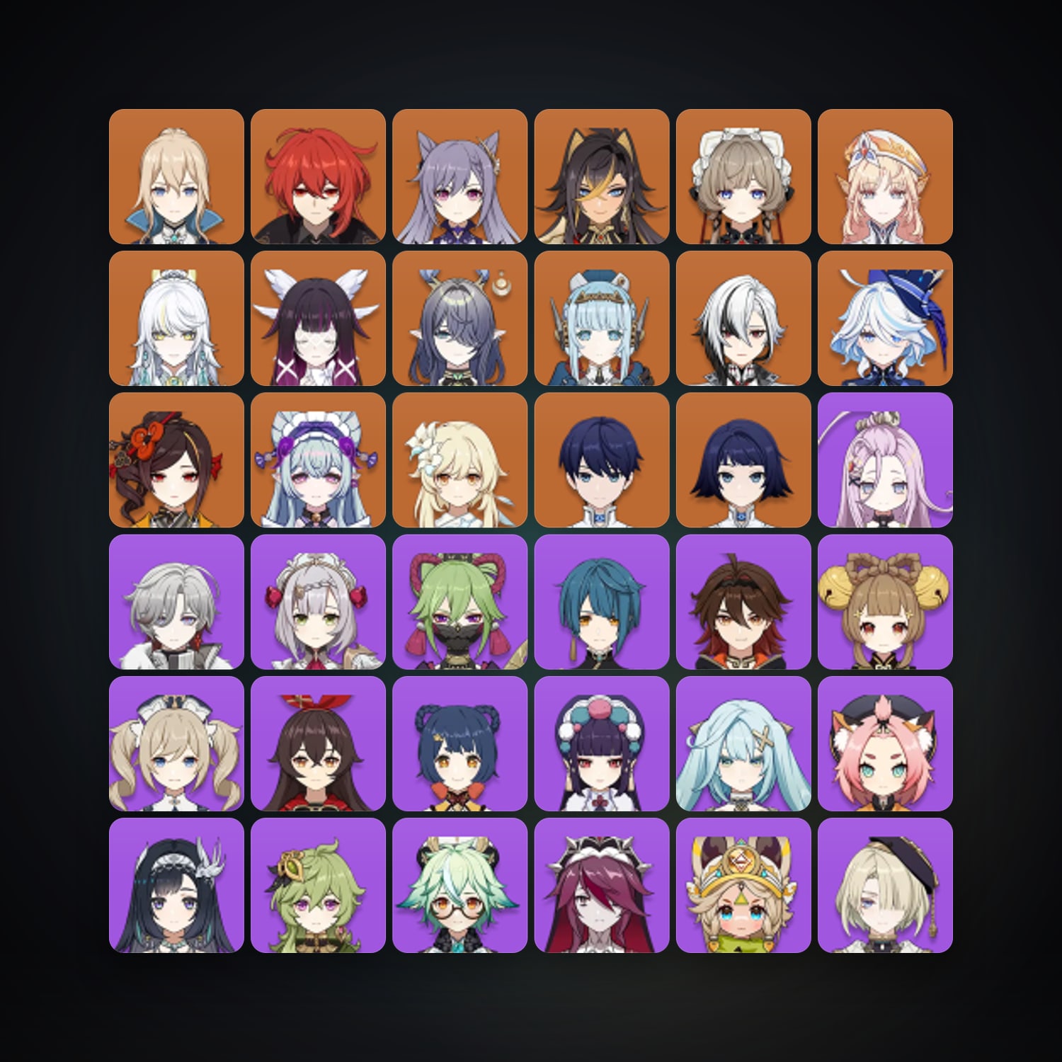 Genshin Impact | AR 57 | 62 Chars | 14× 5★ — Genshin / miHoYo Account — HabibiAccounts