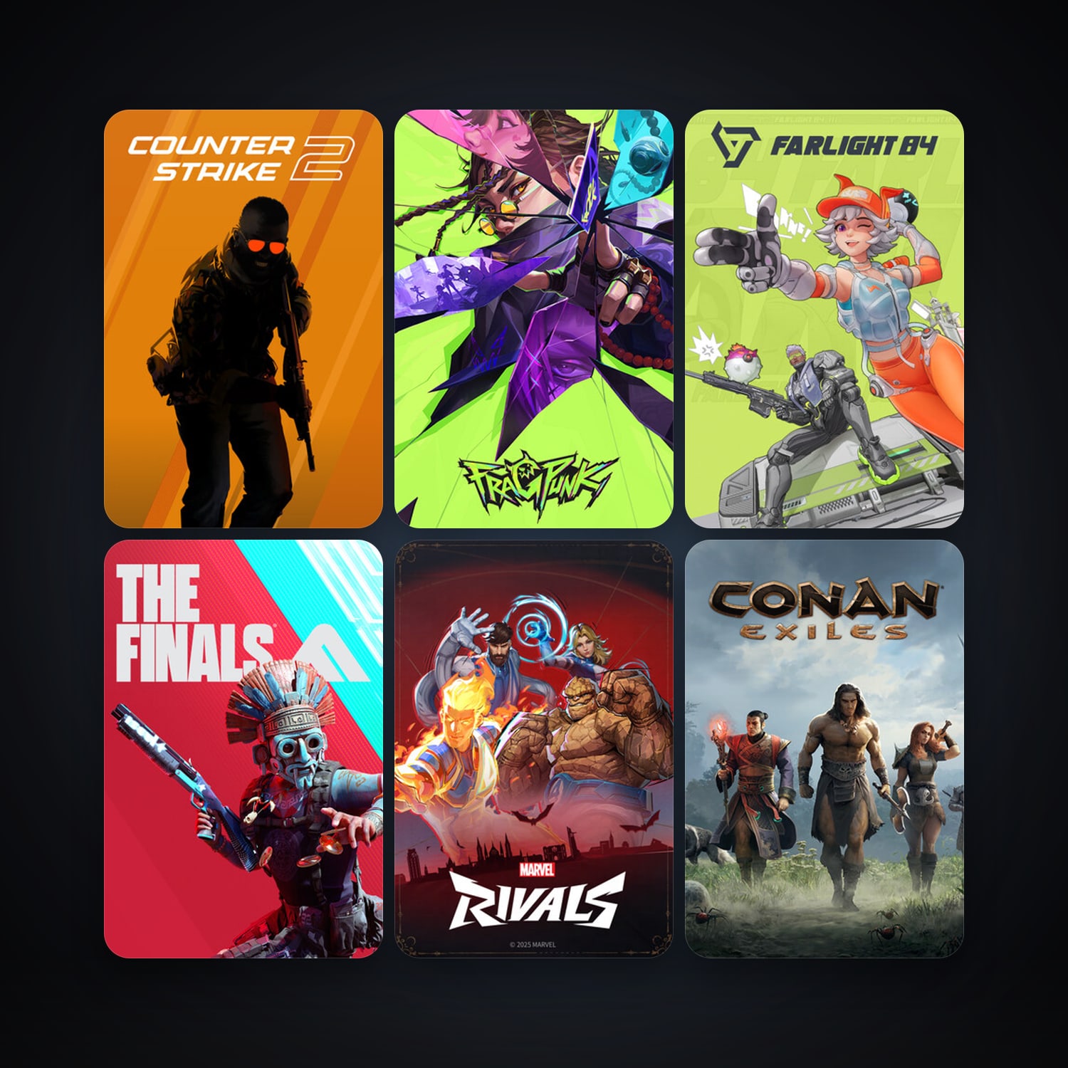 CS2 Prime + Conan Exiles, 8 games, clean — HabibiAccounts