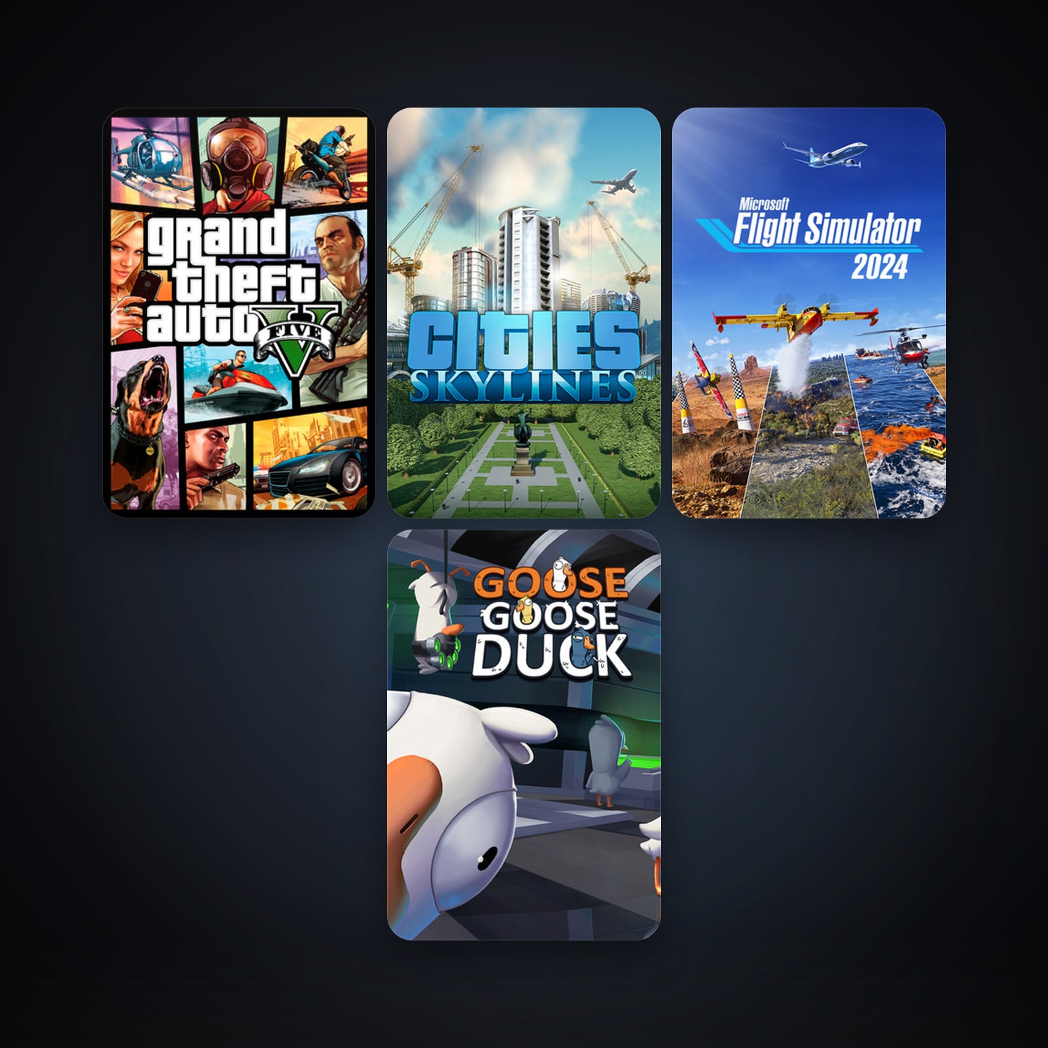 Cities: Skylines + GTA V, 7 games, clean — HabibiAccounts