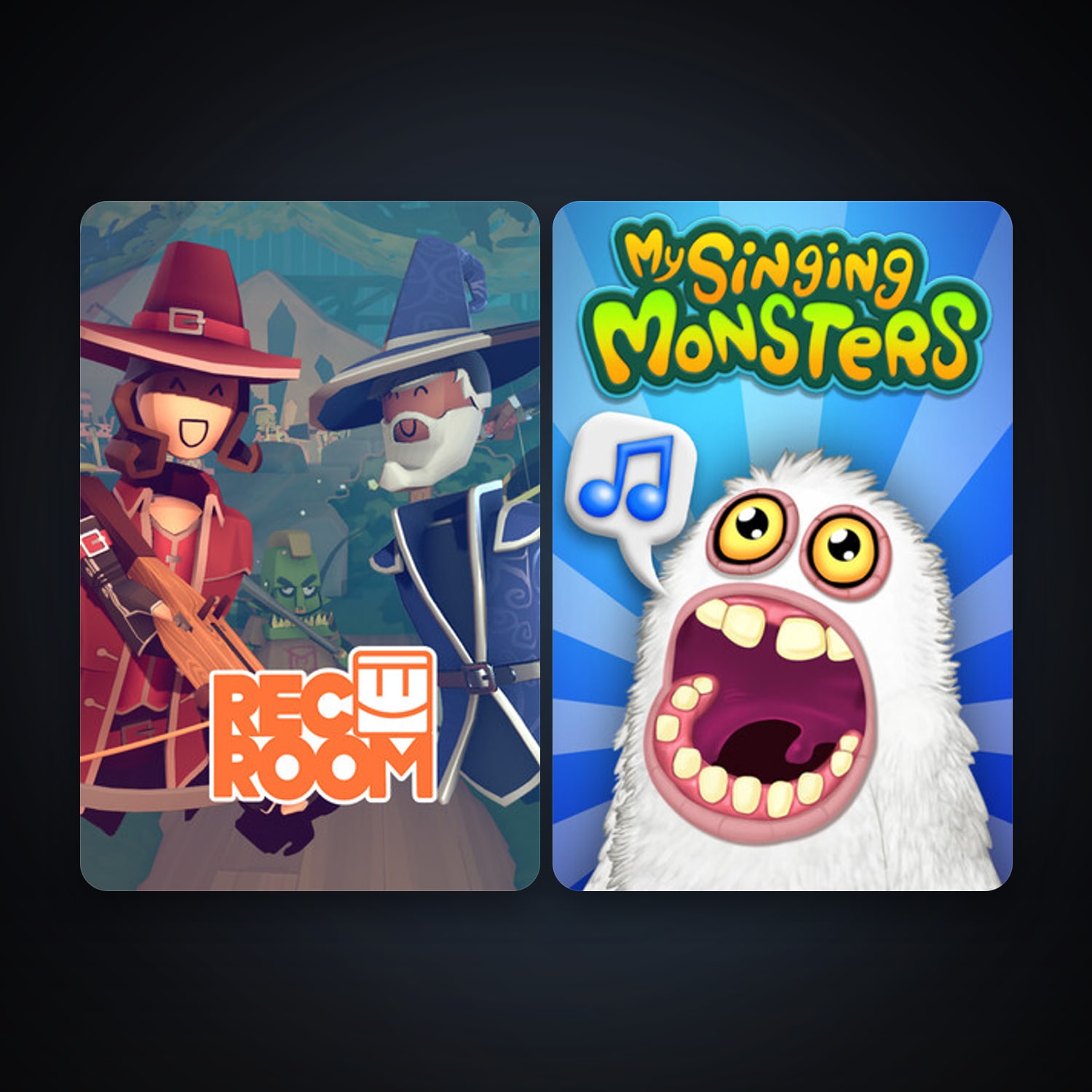 Free CS2 (No Prime) + Rec Room, 8 games, clean — HabibiAccounts
