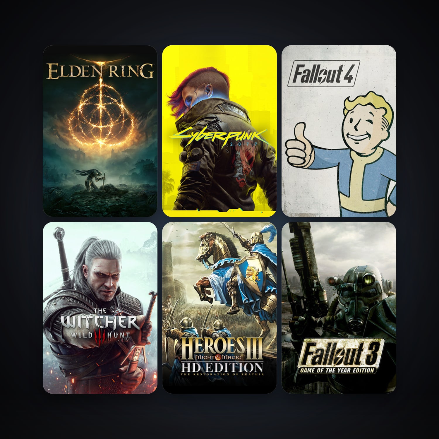 Fallout 3: Game of the Year Edition + Age of Empires II, 10 games, clean — HabibiAccounts