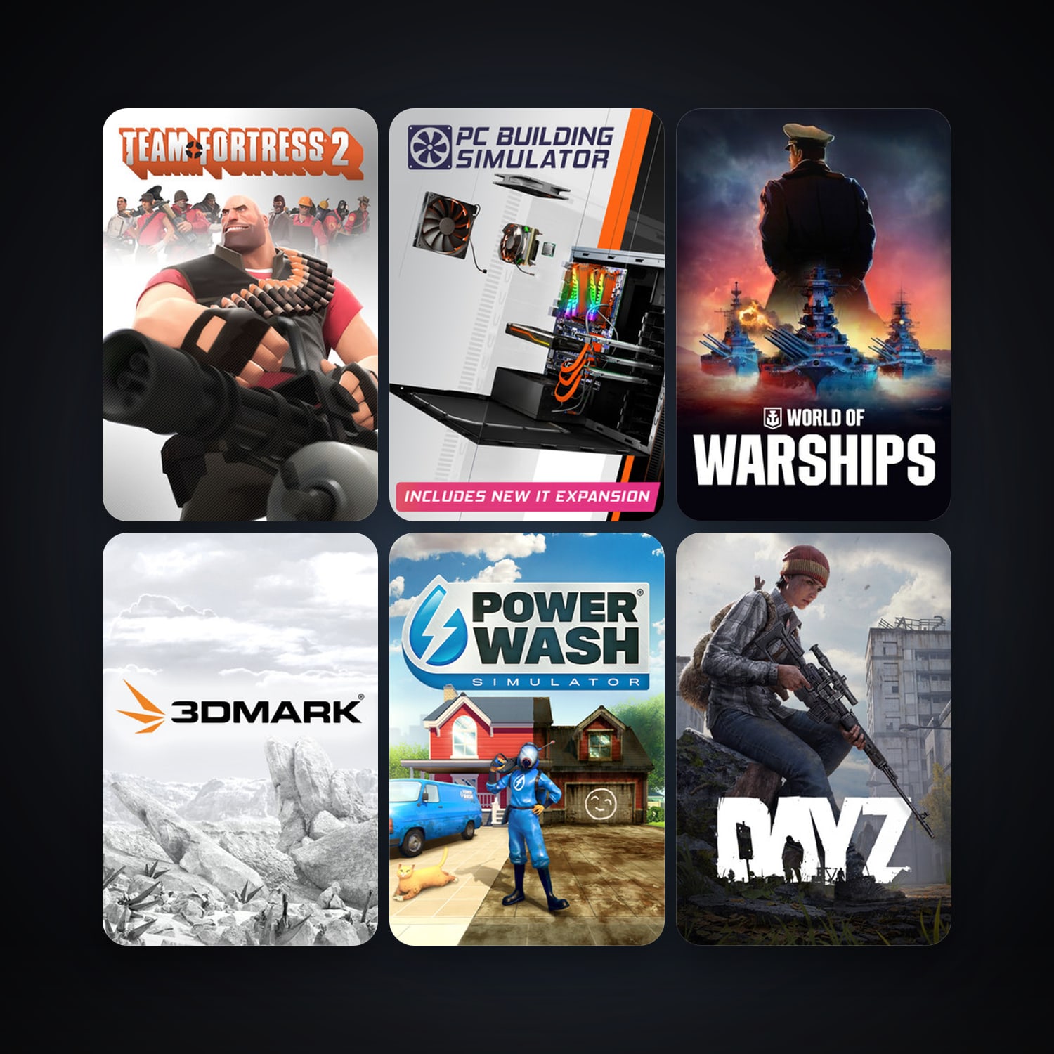 Team Fortress 2 + DayZ, 6 games, clean — HabibiAccounts