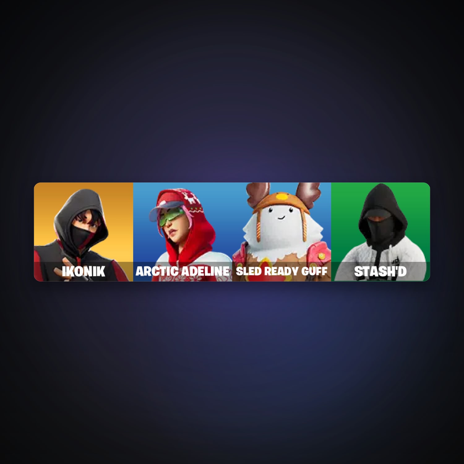 Fortnite account with IKONIK & Arctic Adeline — 4 skins — lvl 96 — HabibiAccounts