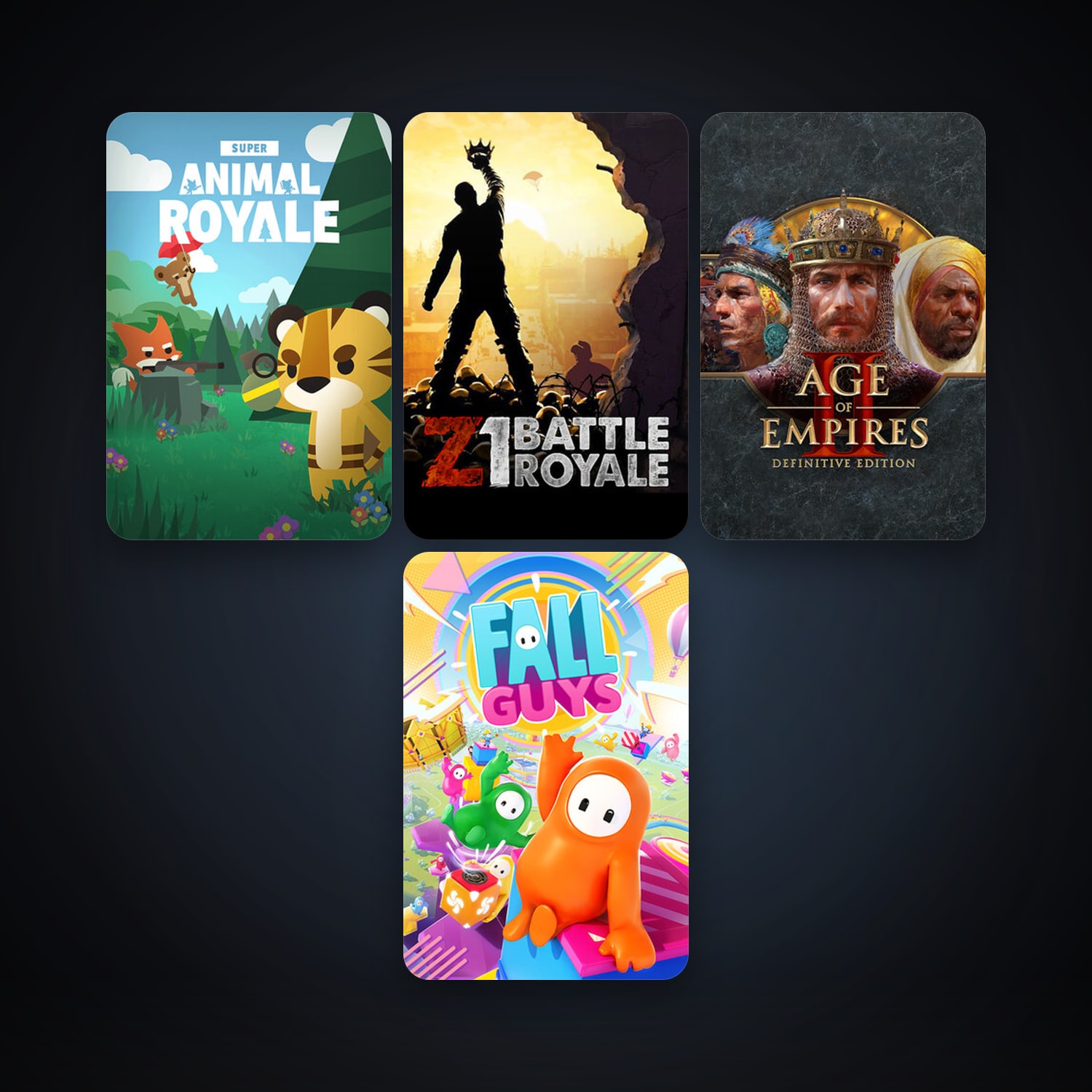 Z1 Battle Royale + Age of Empires II: Definitive Edition, 6 games, clean — HabibiAccounts