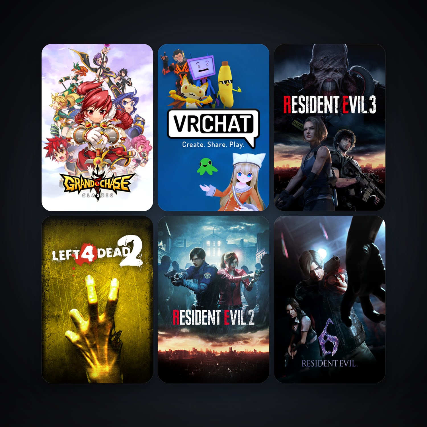Left 4 Dead 2 + Resident Evil 6, 52 games, clean — HabibiAccounts