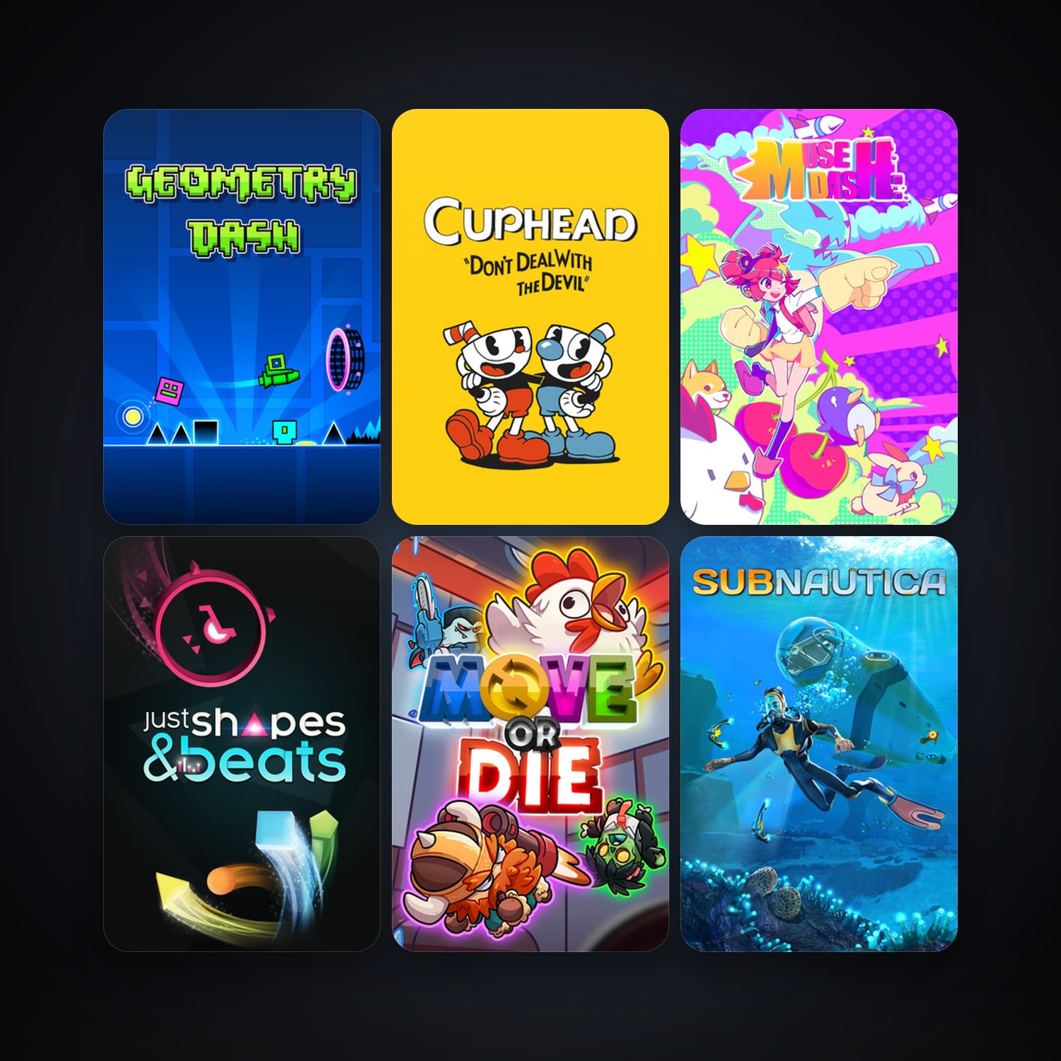 Skullgirls + Subnautica, 15 games, clean — HabibiAccounts