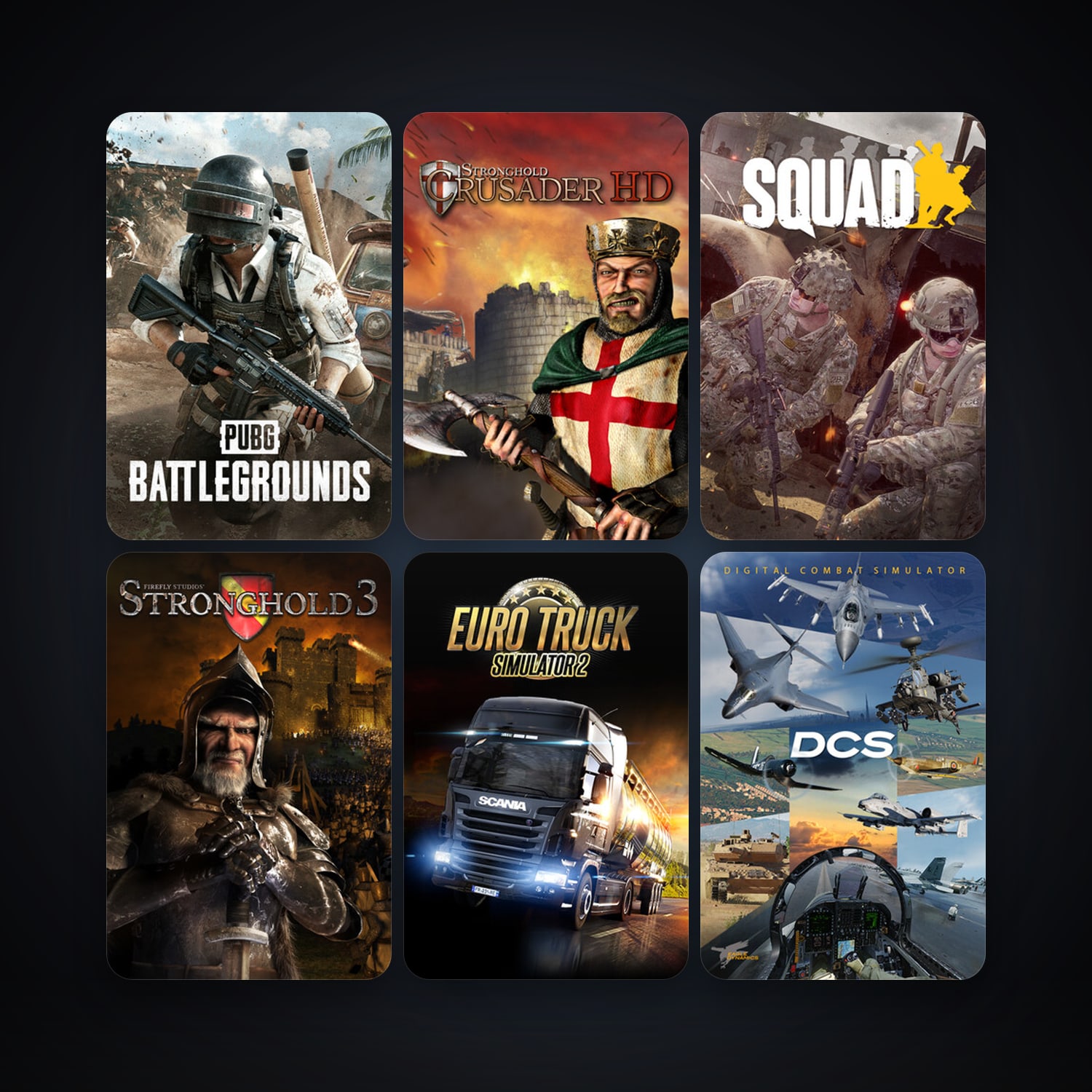 Stronghold HD + Stronghold Crusader HD, 11 games, clean — HabibiAccounts