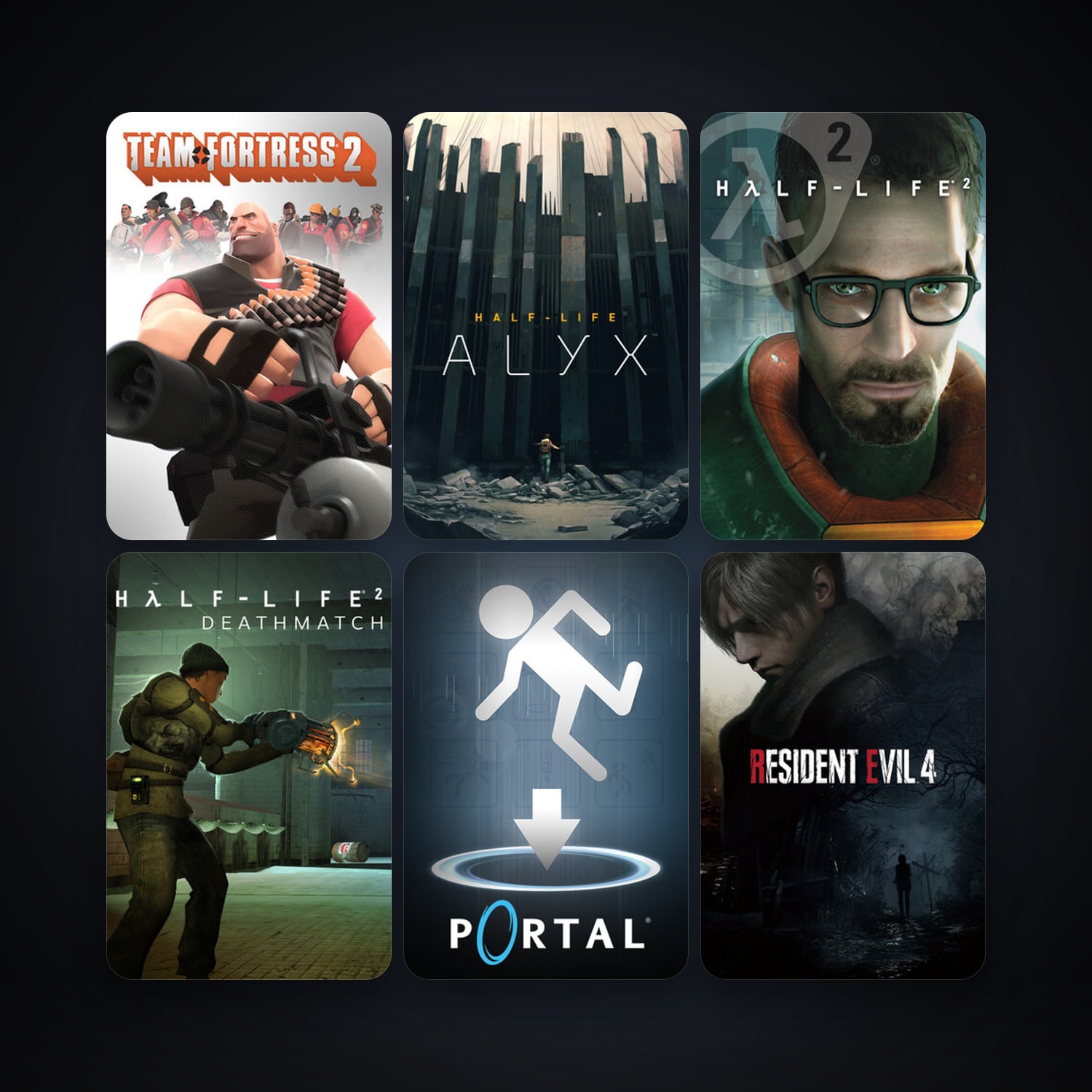 Half-Life 2 + Half-Life 2: Deathmatch, 10 games, Steam 10, clean — HabibiAccounts
