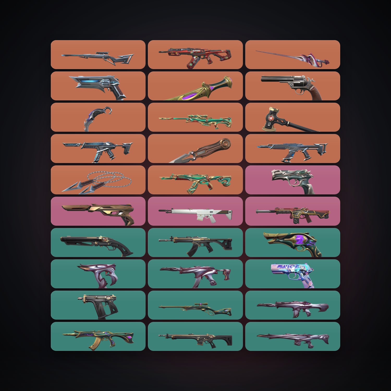 AP Diamond 2 locker — 6 knives, 62 skins, lvl 99 — HabibiAccounts