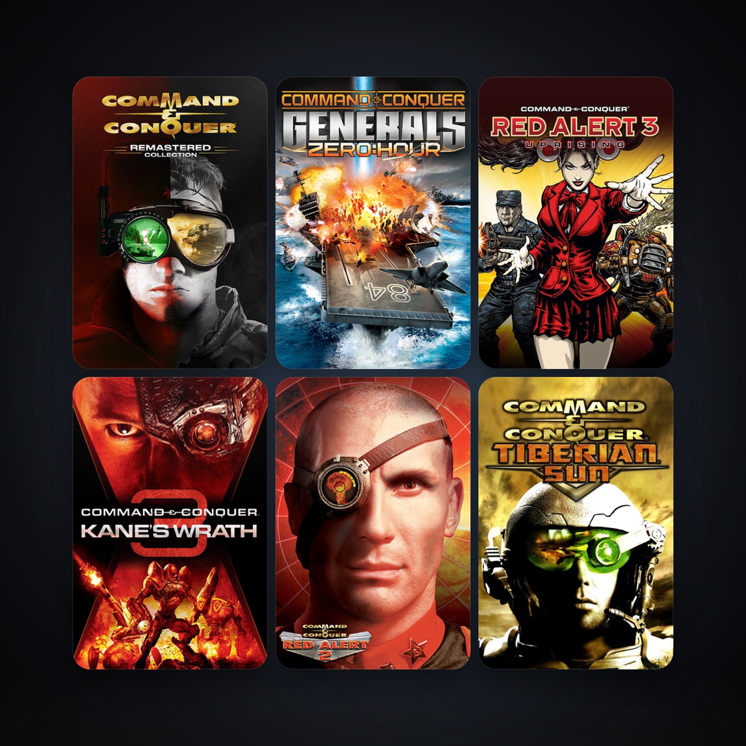 Command & Conquer: Red Alert 3 + Command & Conquer 3: Tiberium Wars, 14 games, clean — HabibiAccounts