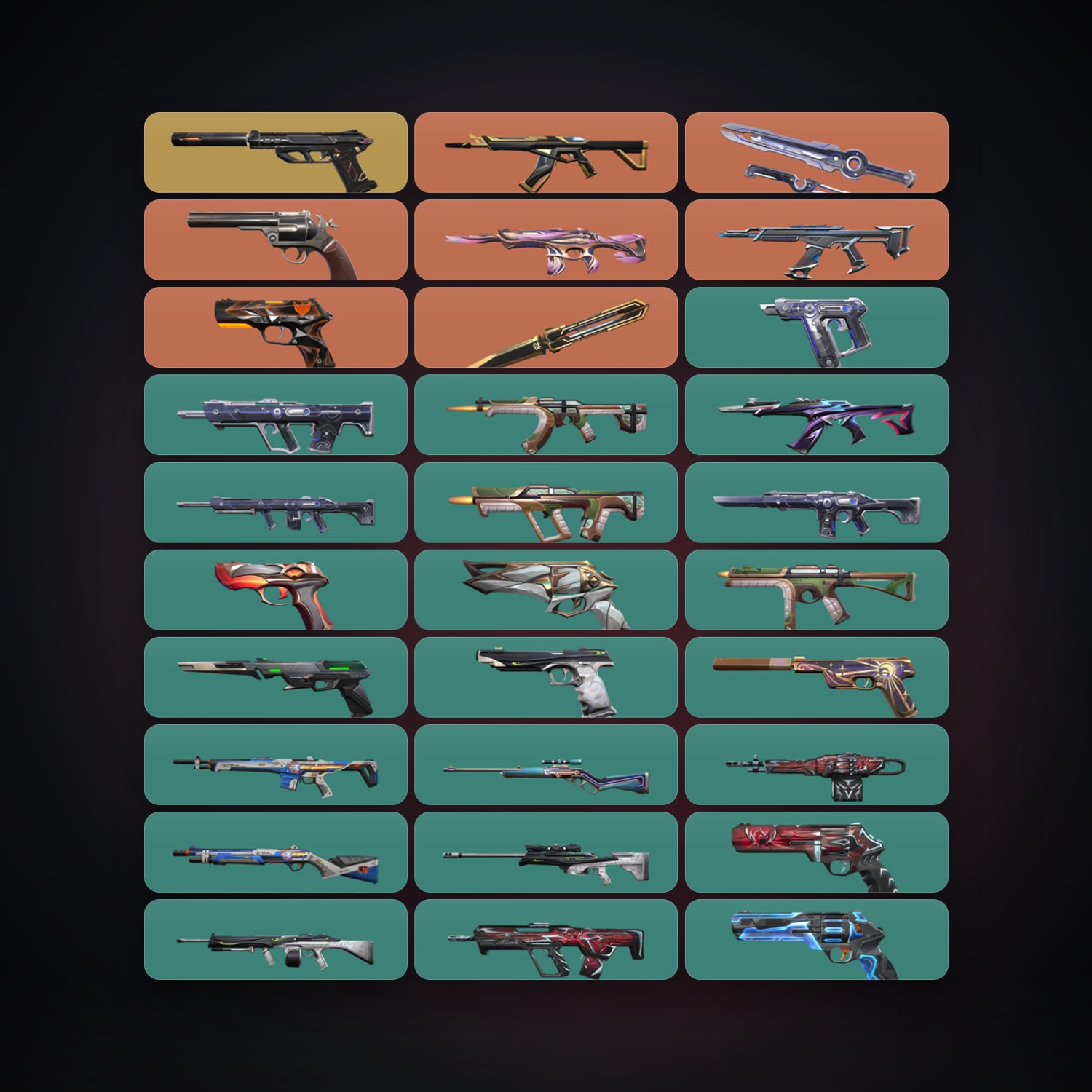 AP Gold 2 locker — 2 knives, 44 skins, lvl 169 — HabibiAccounts