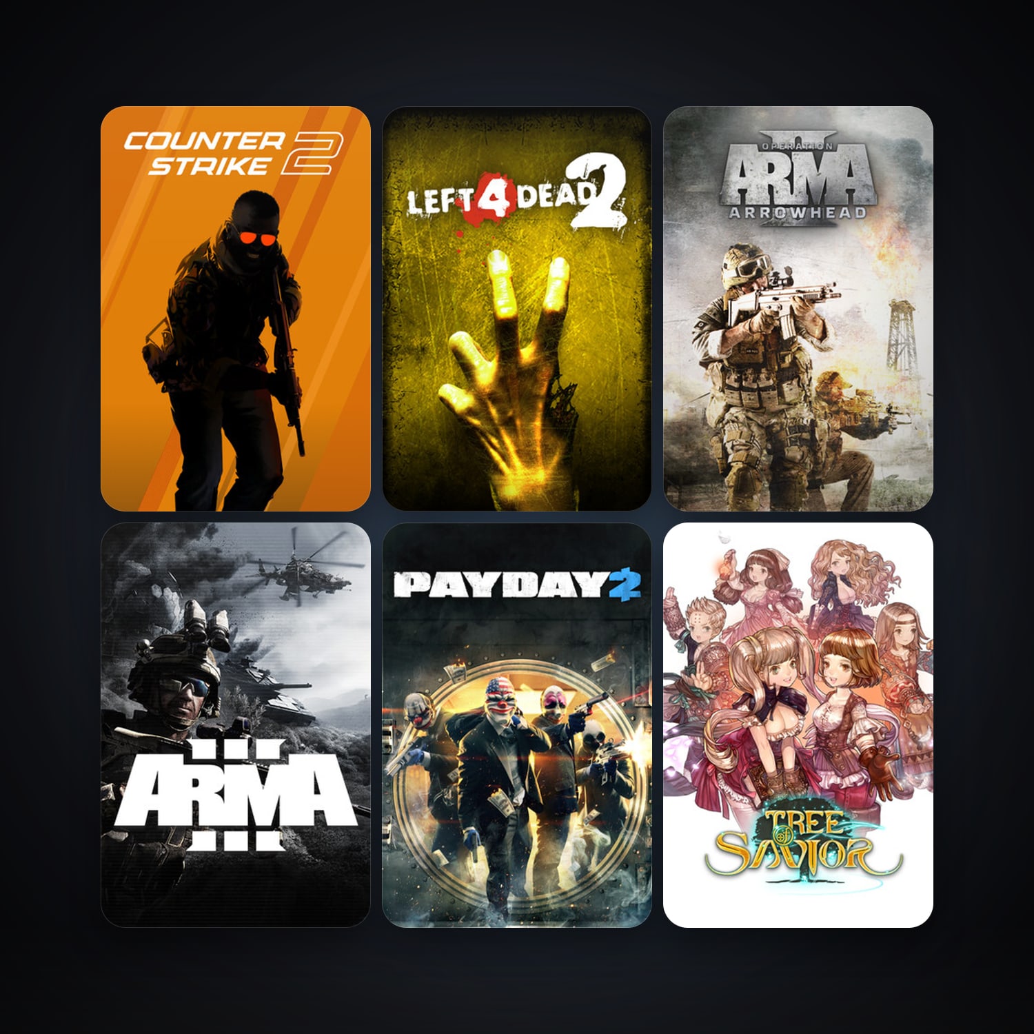 Left 4 Dead 2 + CS2 Prime, 16 games, clean · 263922184 — HabibiAccounts
