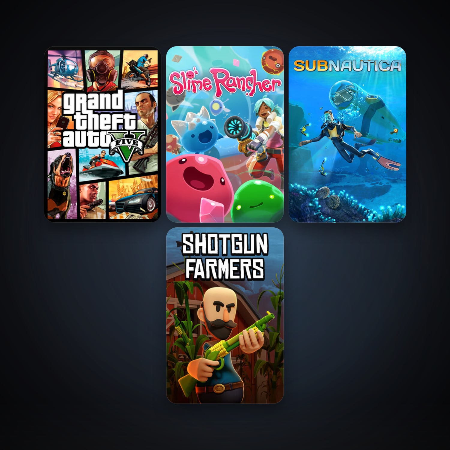 Subnautica + GTA V, 7 games, clean — HabibiAccounts