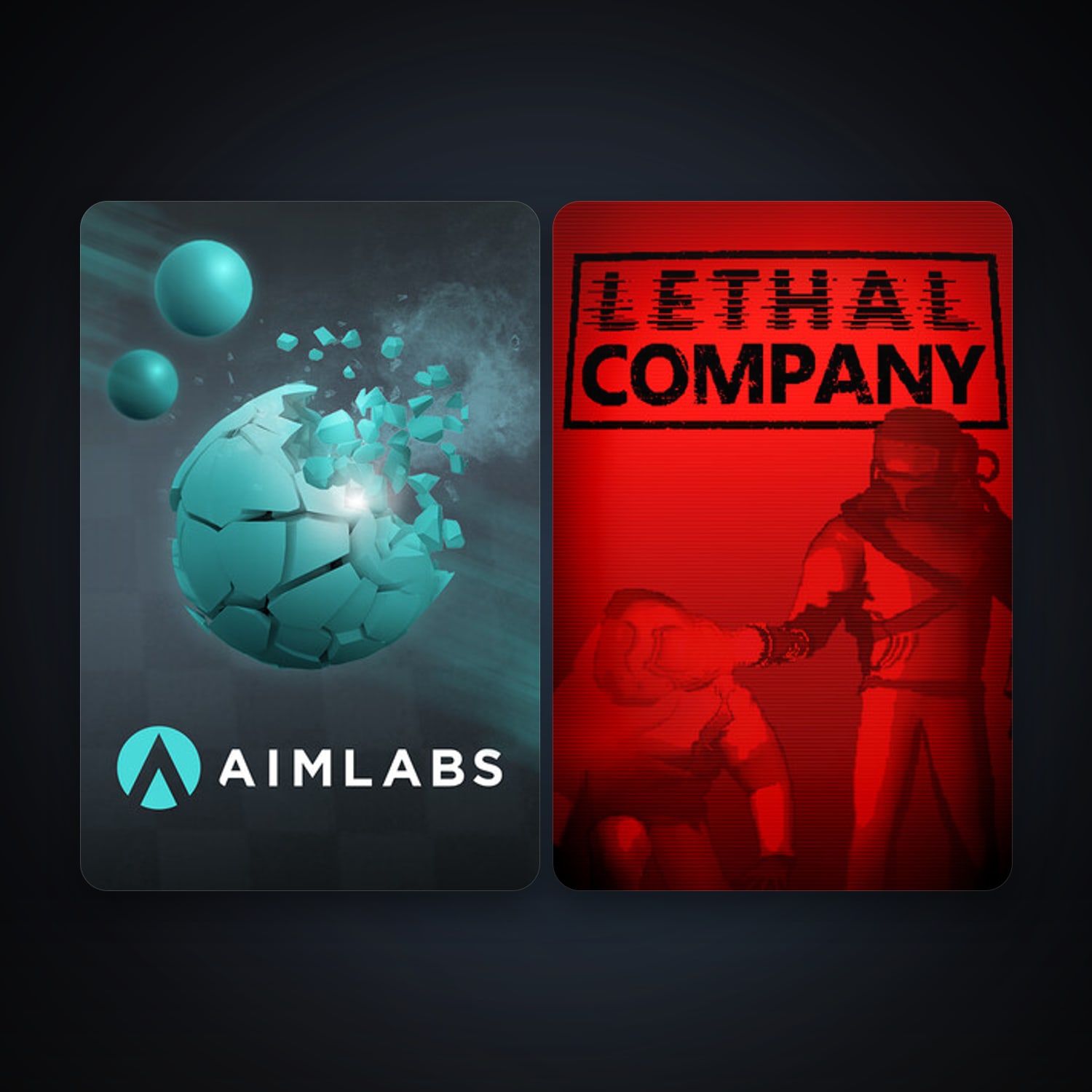 Aimlabs + Lethal Company, 5 games, clean — HabibiAccounts