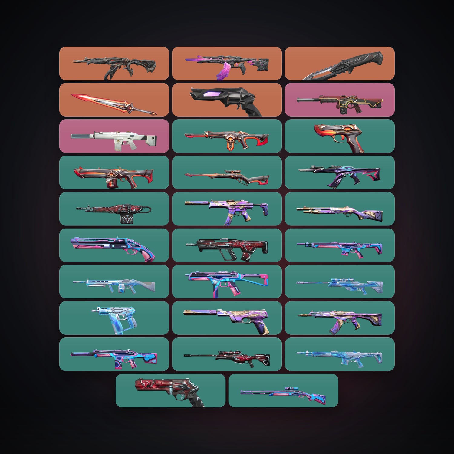 AP Iron 2 locker — 2 knives, 29 skins, lvl 36 — HabibiAccounts