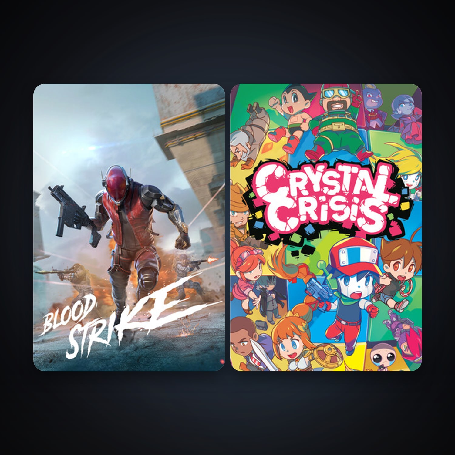 Steam account: Crystal Crisis + Blood Strike, 3 games, clean — HabibiAccounts
