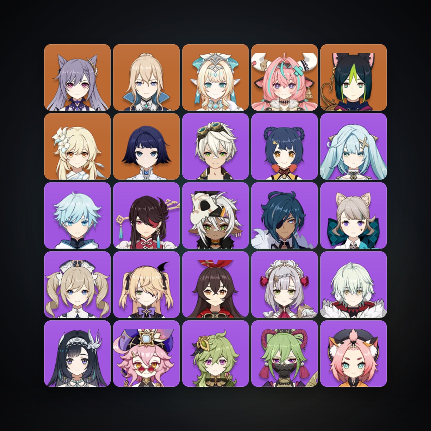 Genshin Impact | AR 45 | 27 Chars | 5× 5★ — HabibiAccounts