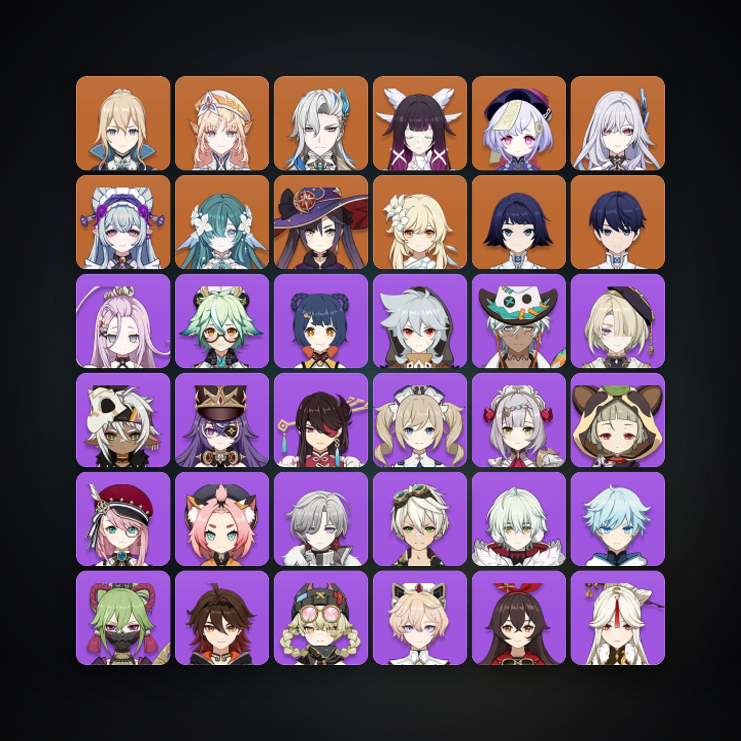 Genshin Impact | AR 45 | 46 Chars | 9× 5★ — Genshin / miHoYo Account — HabibiAccounts