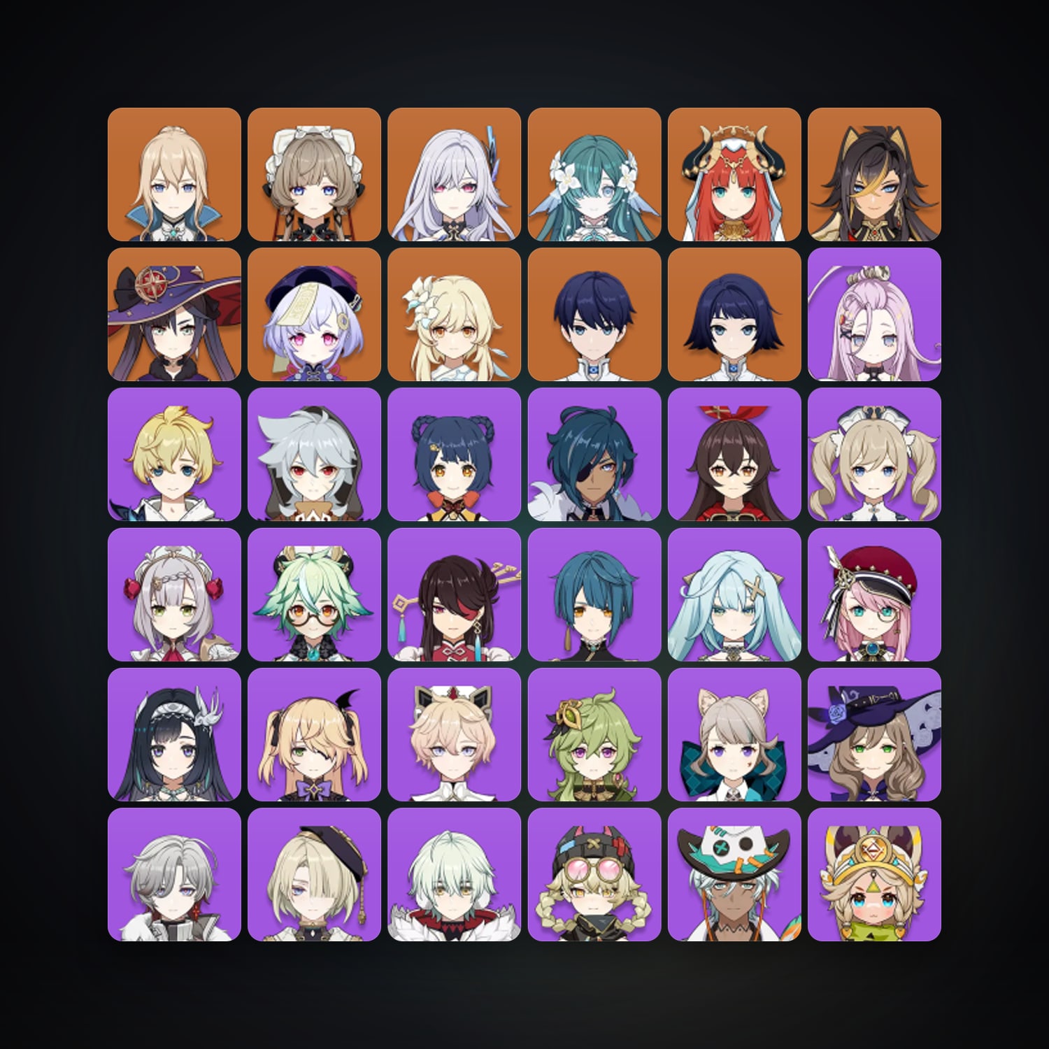 Genshin Impact | AR 50 | 41 Chars | 8× 5★ — Genshin / miHoYo Account — HabibiAccounts