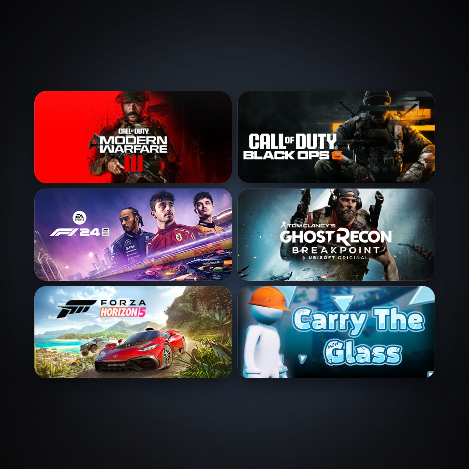 Forza Horizon 5 + Tom Clancy's Ghost Recon Breakpoint, 13 games, clean — HabibiAccounts