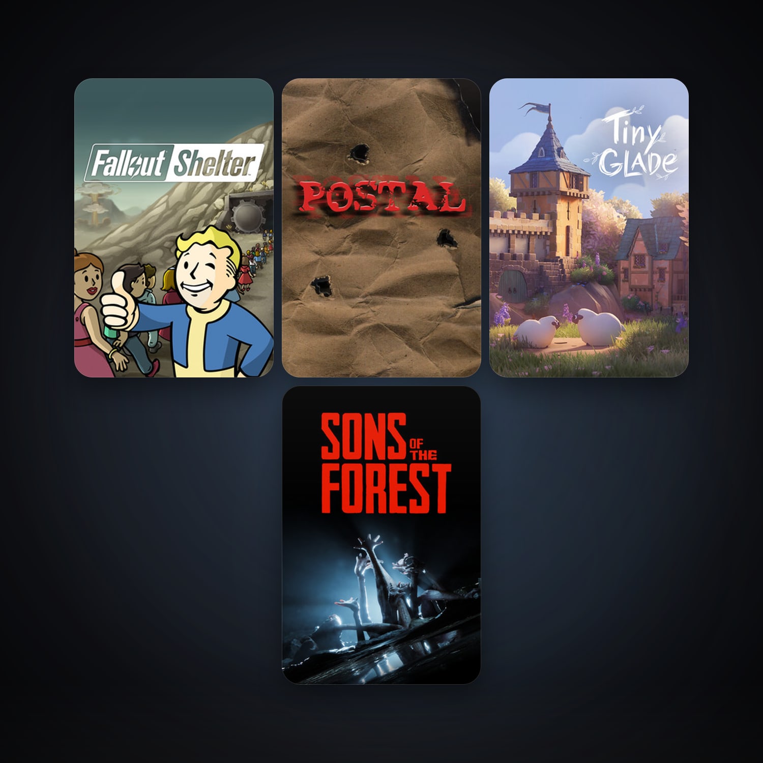 Steam account: POSTAL + Fallout Shelter, 48 games, clean — HabibiAccounts