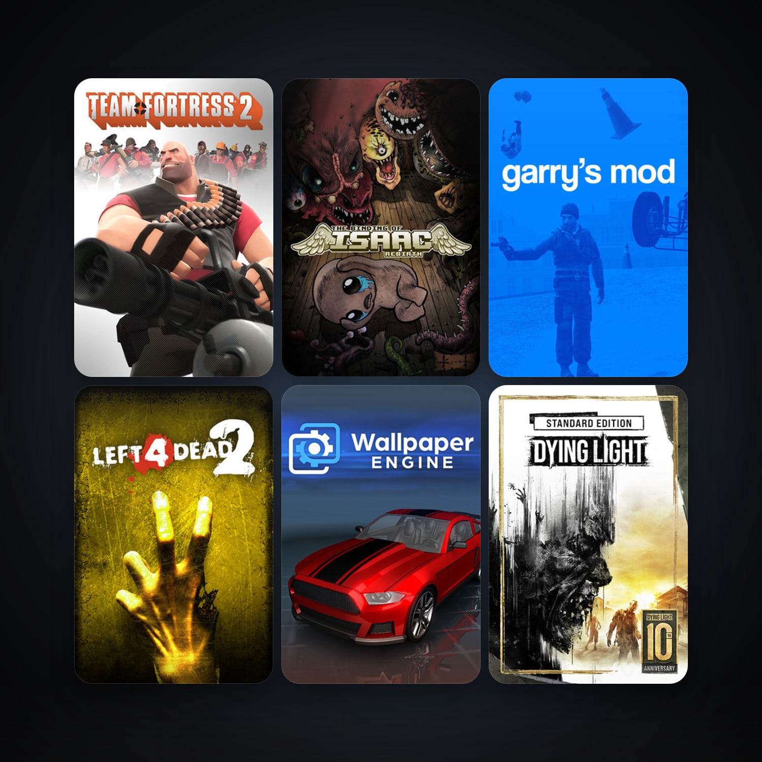 Half-Life 2 + Team Fortress 2, 115 games, Steam 15, clean — HabibiAccounts