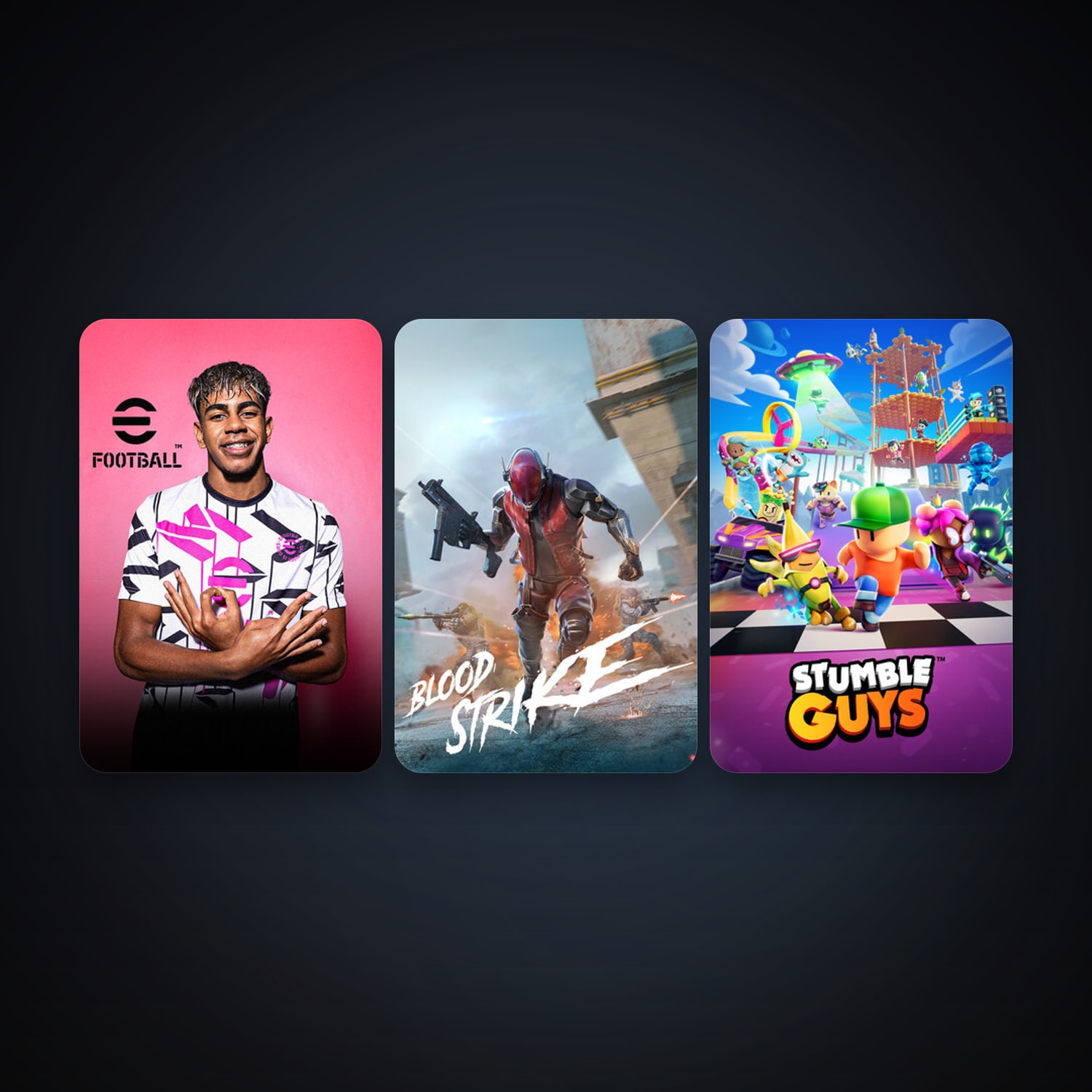 Steam account: eFootball 2024 + Stumble Guys, 7 games, clean — HabibiAccounts
