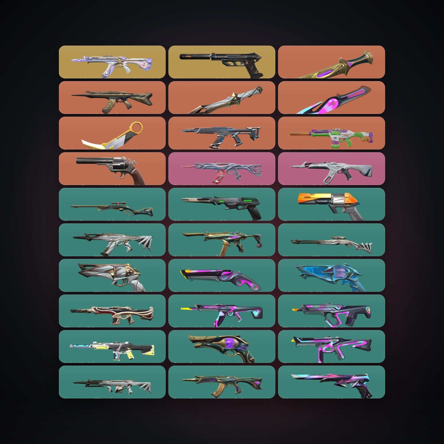 BR Gold 1 locker — 4 knives, 66 skins, lvl 183 — HabibiAccounts