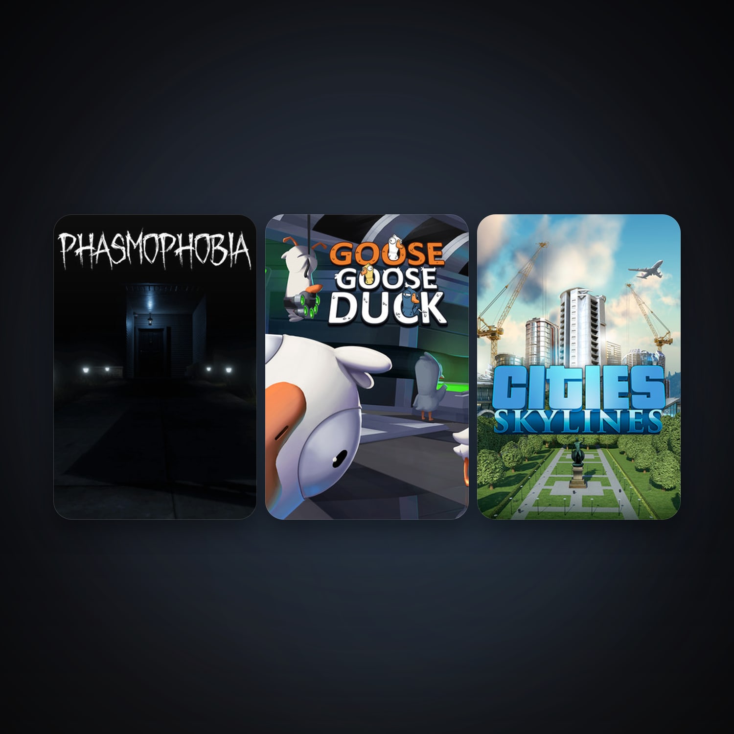 Steam account: Cities: Skylines + Phasmophobia, 3 games, clean — HabibiAccounts