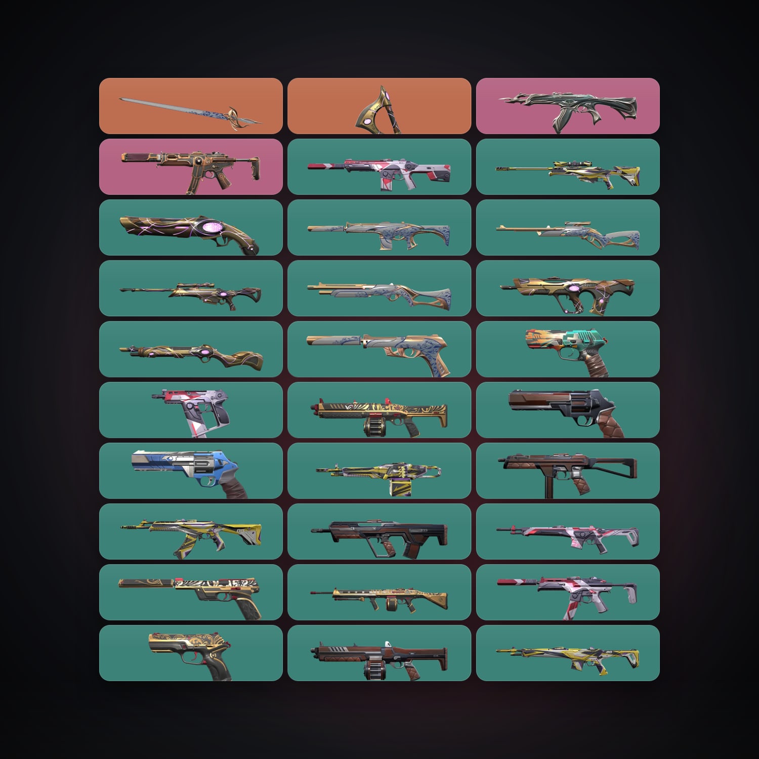 LA Iron 3 locker — 2 knives, 30 skins, lvl 60 — HabibiAccounts