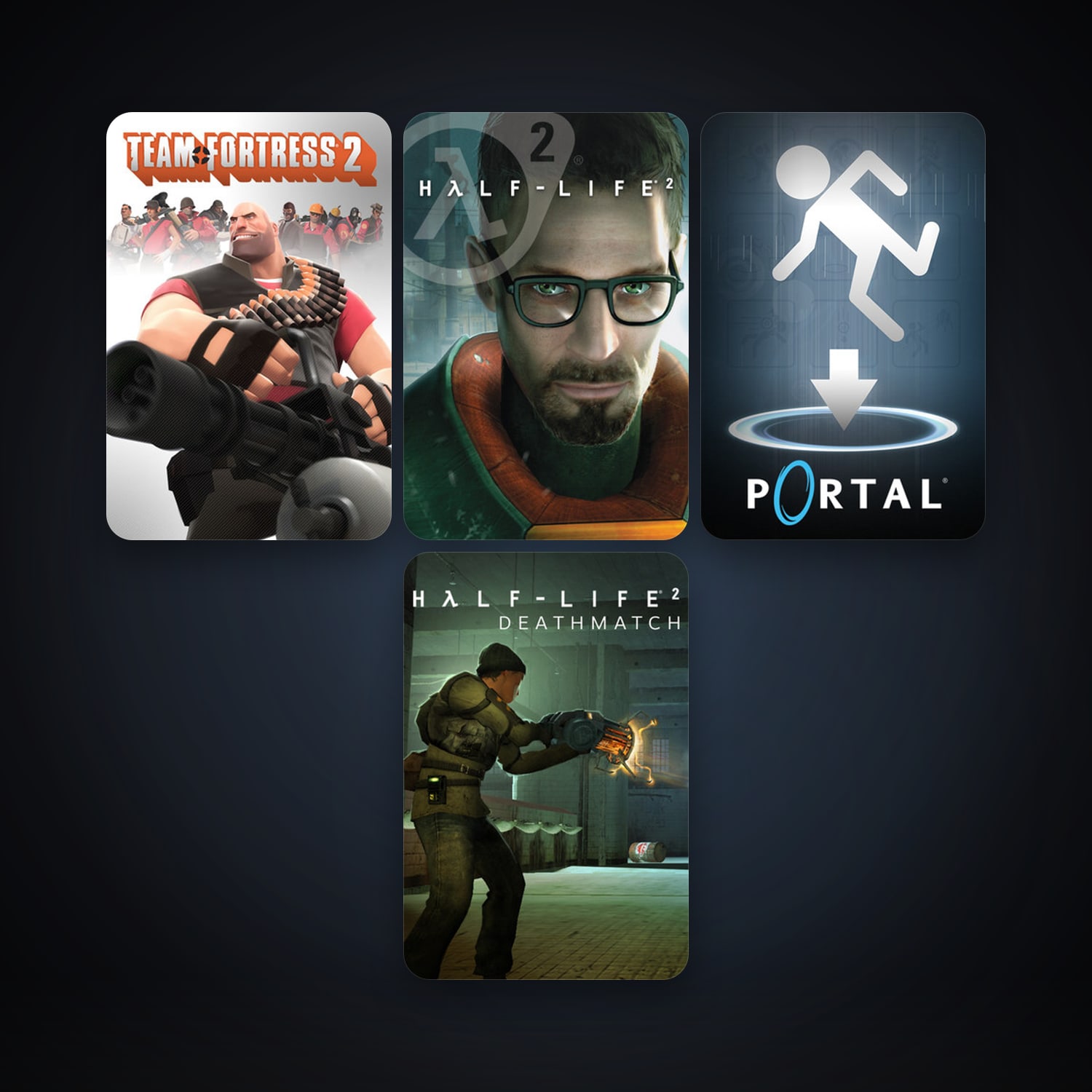 Half-Life 2 + Half-Life 2: Deathmatch, 5 games, Steam 10, clean — HabibiAccounts