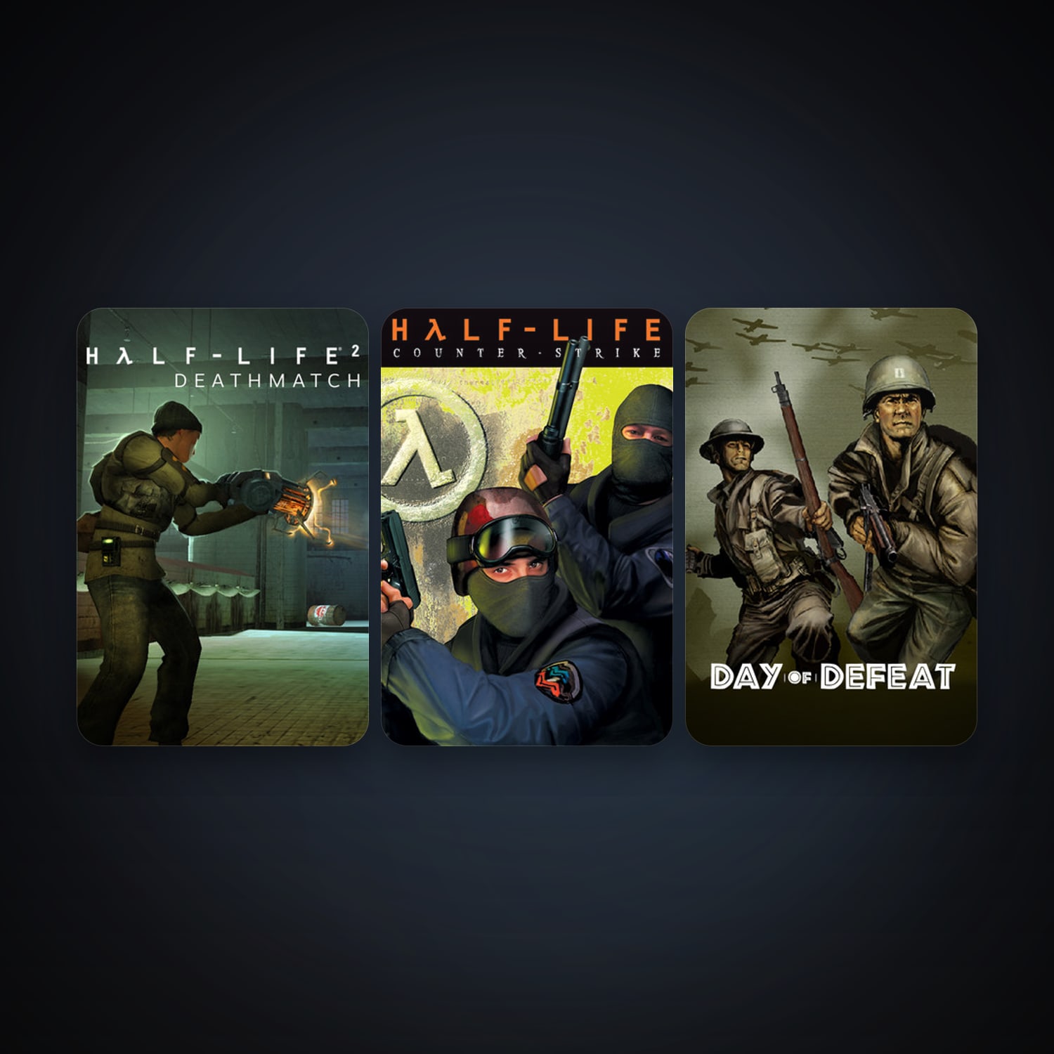 Steam account — Counter-Strike + Day of Defeat, 7 games, Steam 10, clean — HabibiAccounts