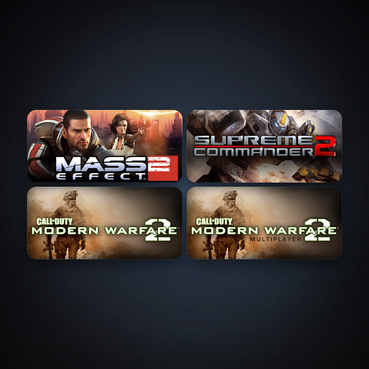 Call of Duty: Modern Warfare 2 (2009) + Call of Duty: Modern Warfare 2 - Multiplayer (2009), 6 games, clean — HabibiAccounts