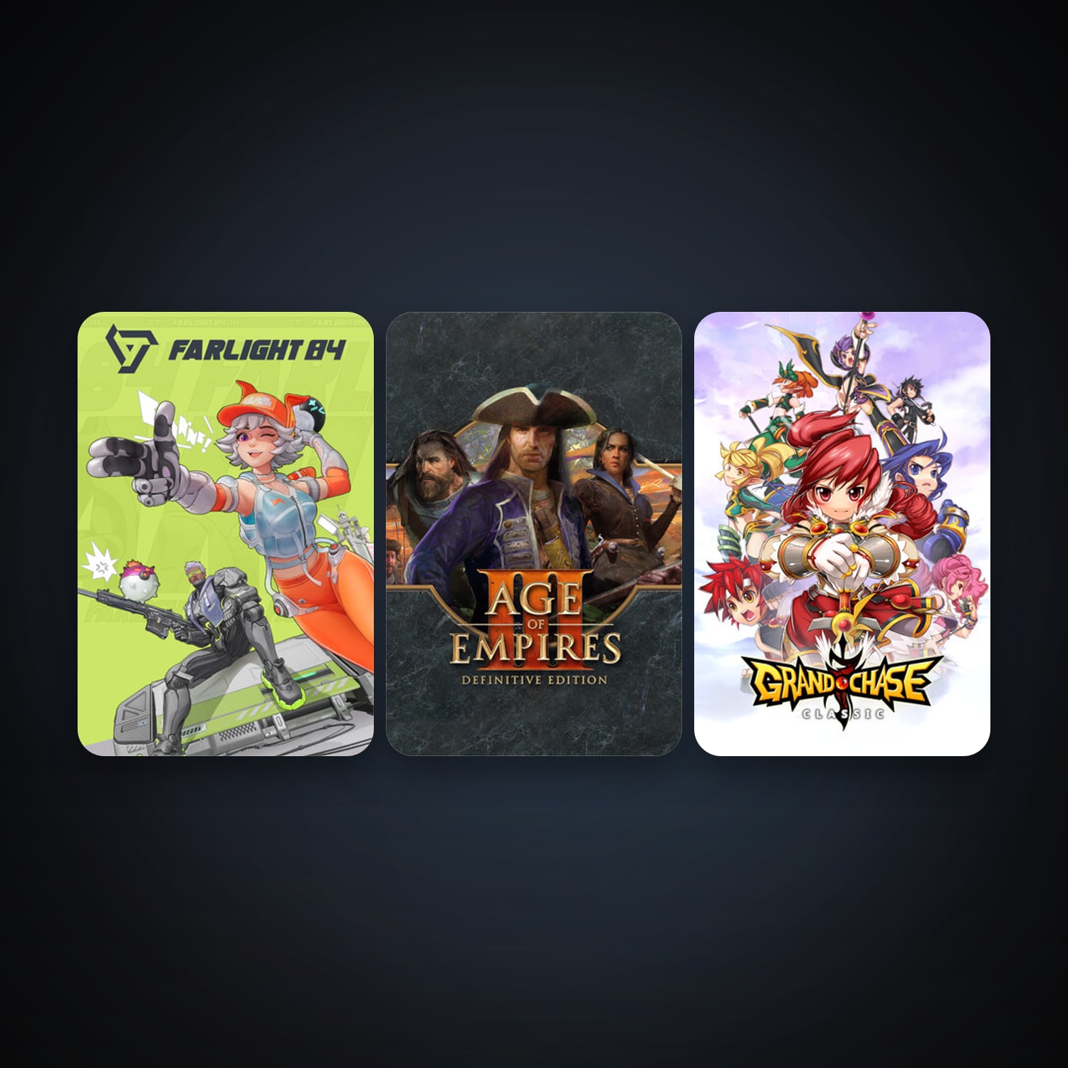 Age of Empires III: Definitive Edition + GrandChase, 4 games, clean — HabibiAccounts