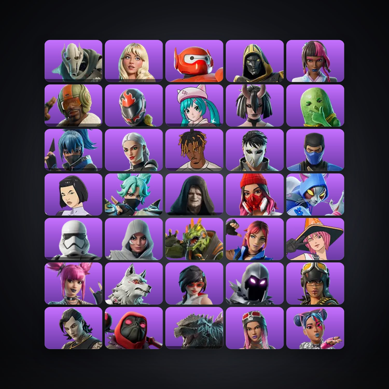Fortnite account with Renegade Raider & General Grievous — 47 skins — 200 V-Bucks — lvl 511 — HabibiAccounts