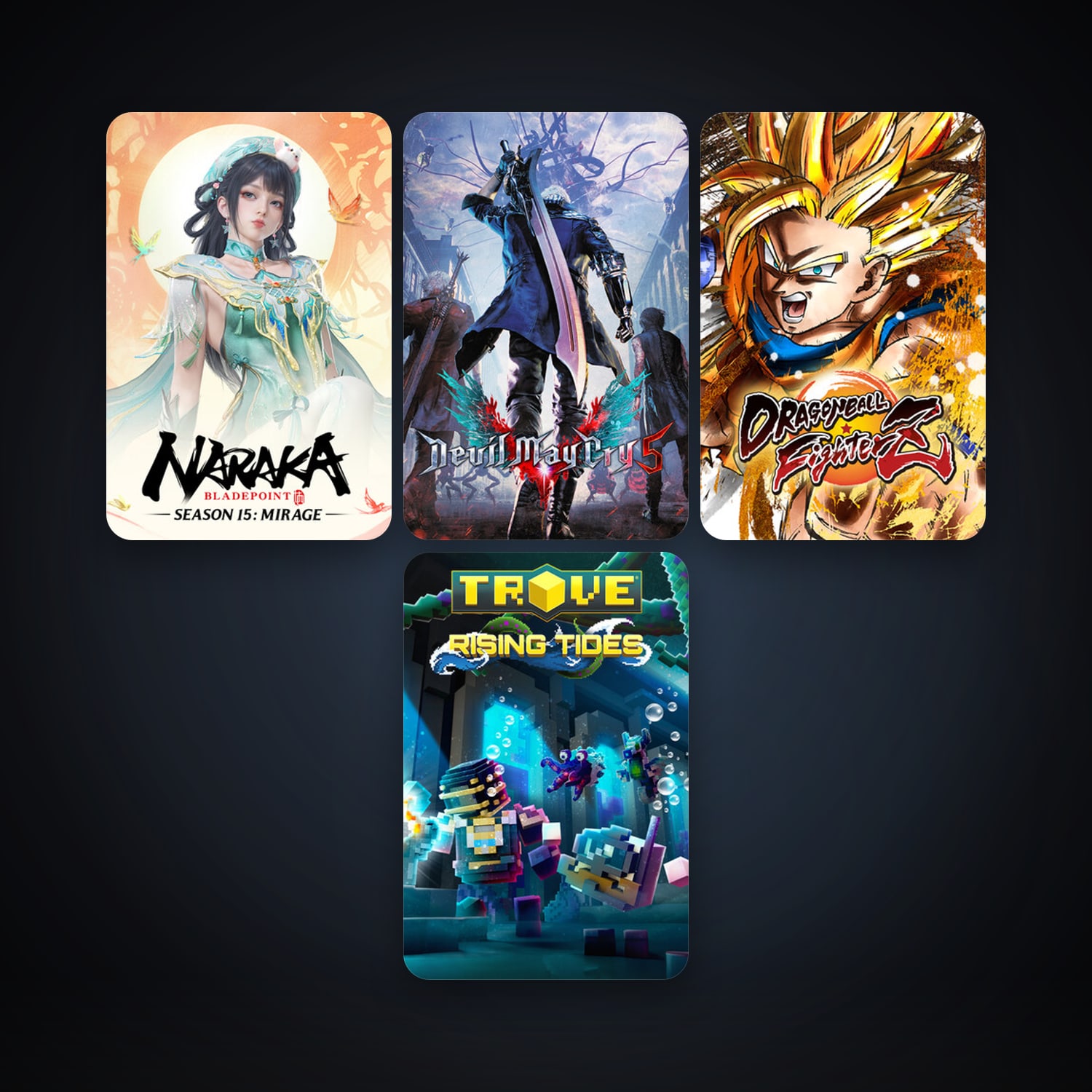 Steam account: Trove + Devil May Cry 5, 5 games, clean — HabibiAccounts