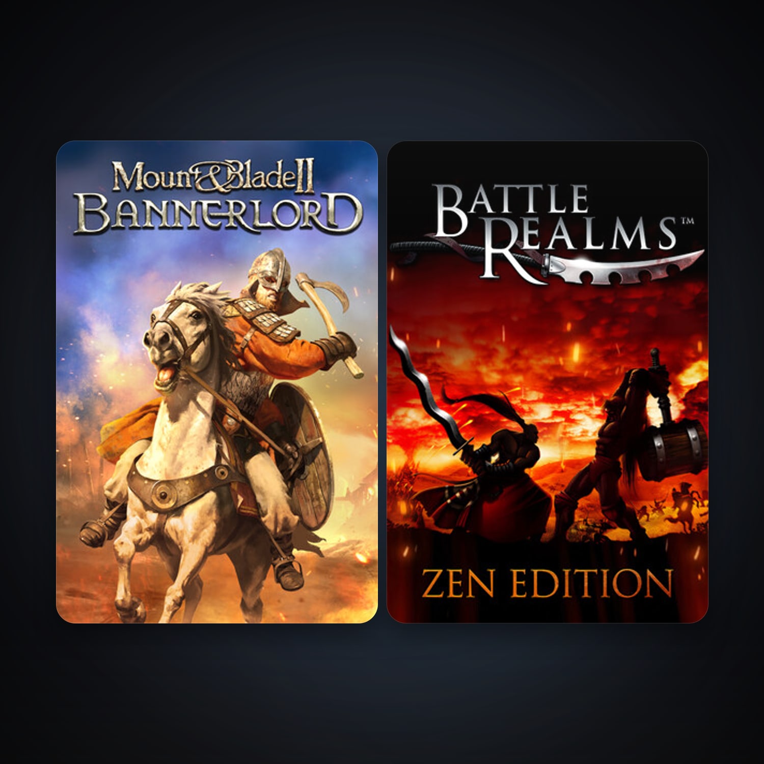 Steam account: Mount & Blade II: Bannerlord + Battle Realms: Zen Edition, 2 games, clean — HabibiAccounts