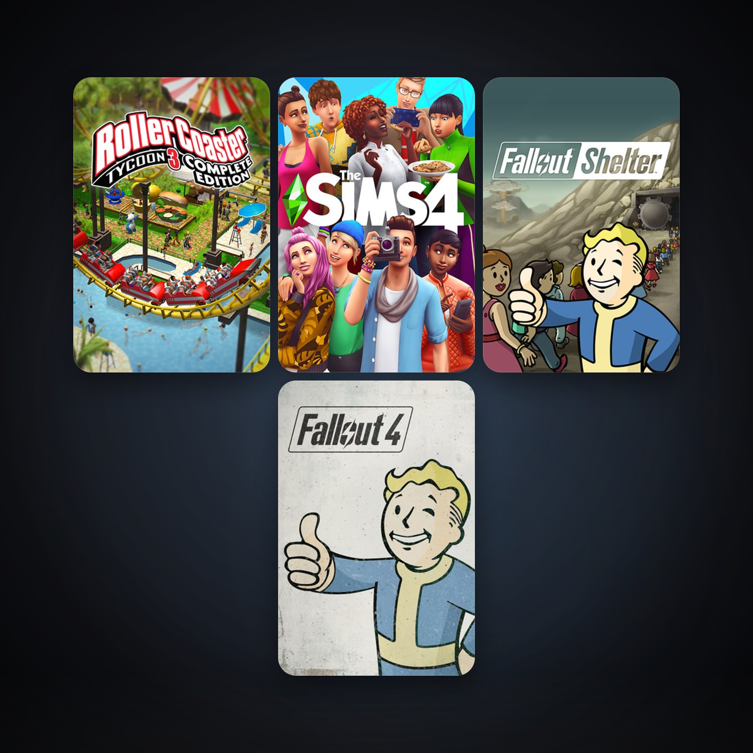 Fallout 4 + Little Nightmares, 7 games, clean — HabibiAccounts