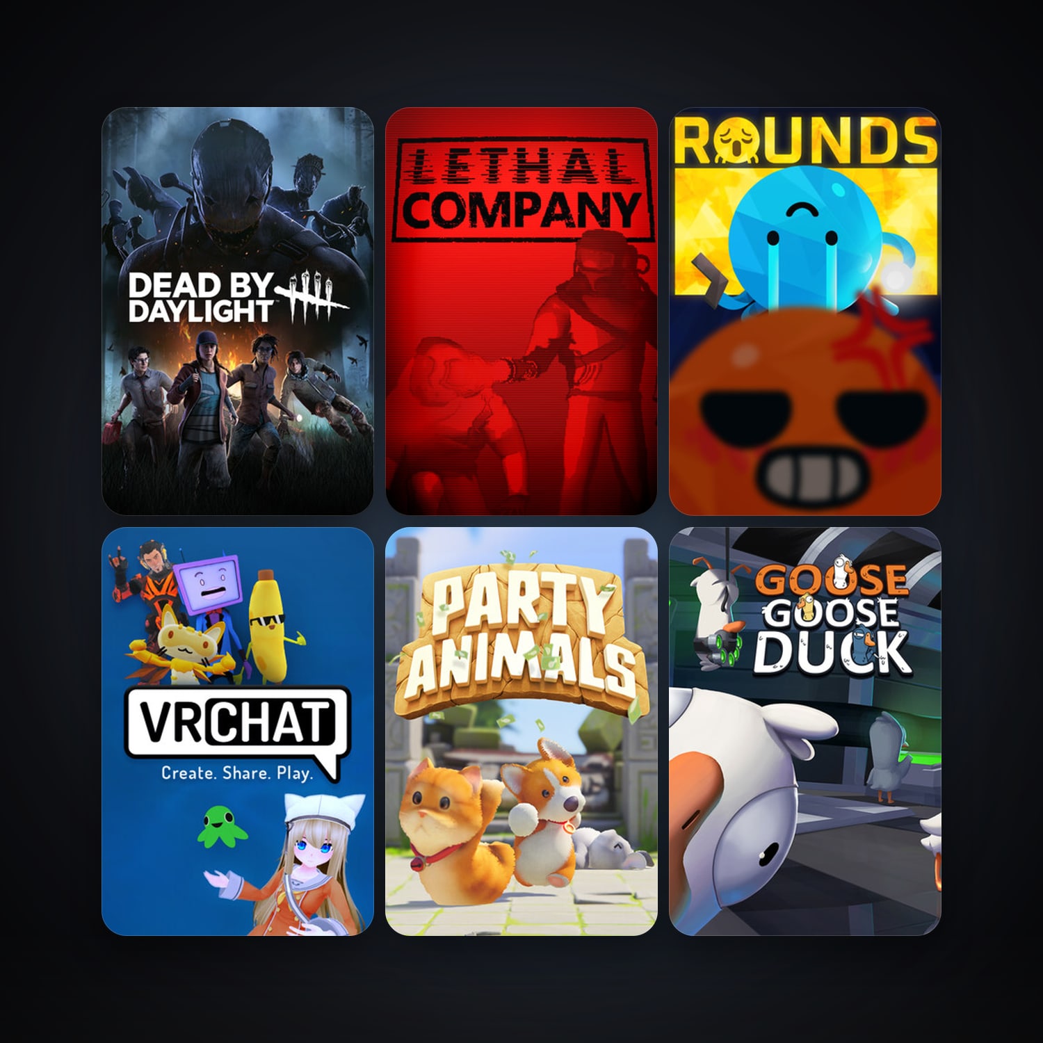 Dead by Daylight + VRChat, 14 games, clean — HabibiAccounts