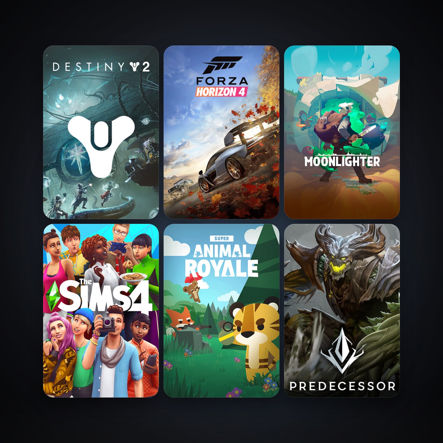 Moonlighter + Super Animal Royale, 26 games, clean — HabibiAccounts