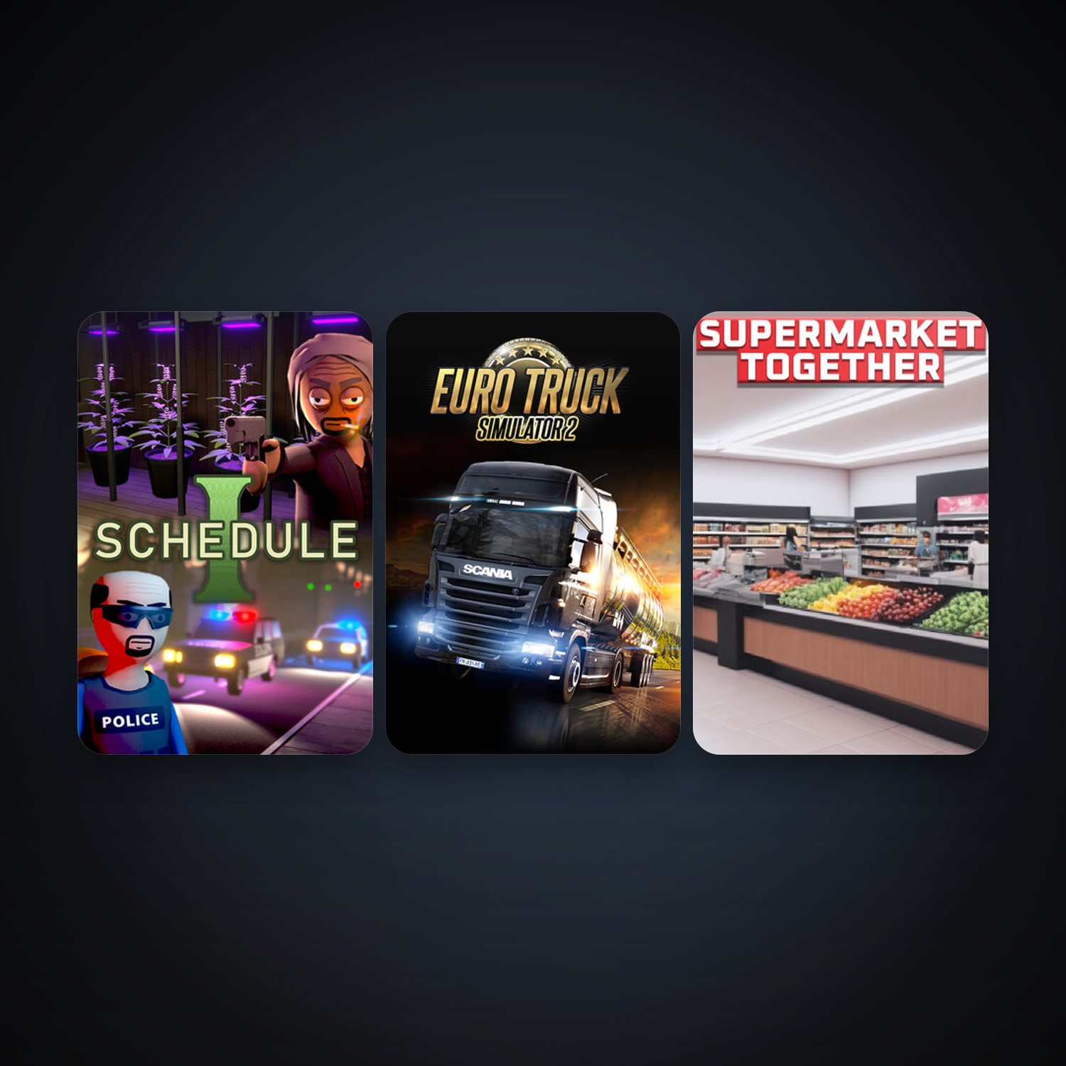 Free CS2 (No Prime) + Euro Truck Simulator 2, 7 games, clean — HabibiAccounts