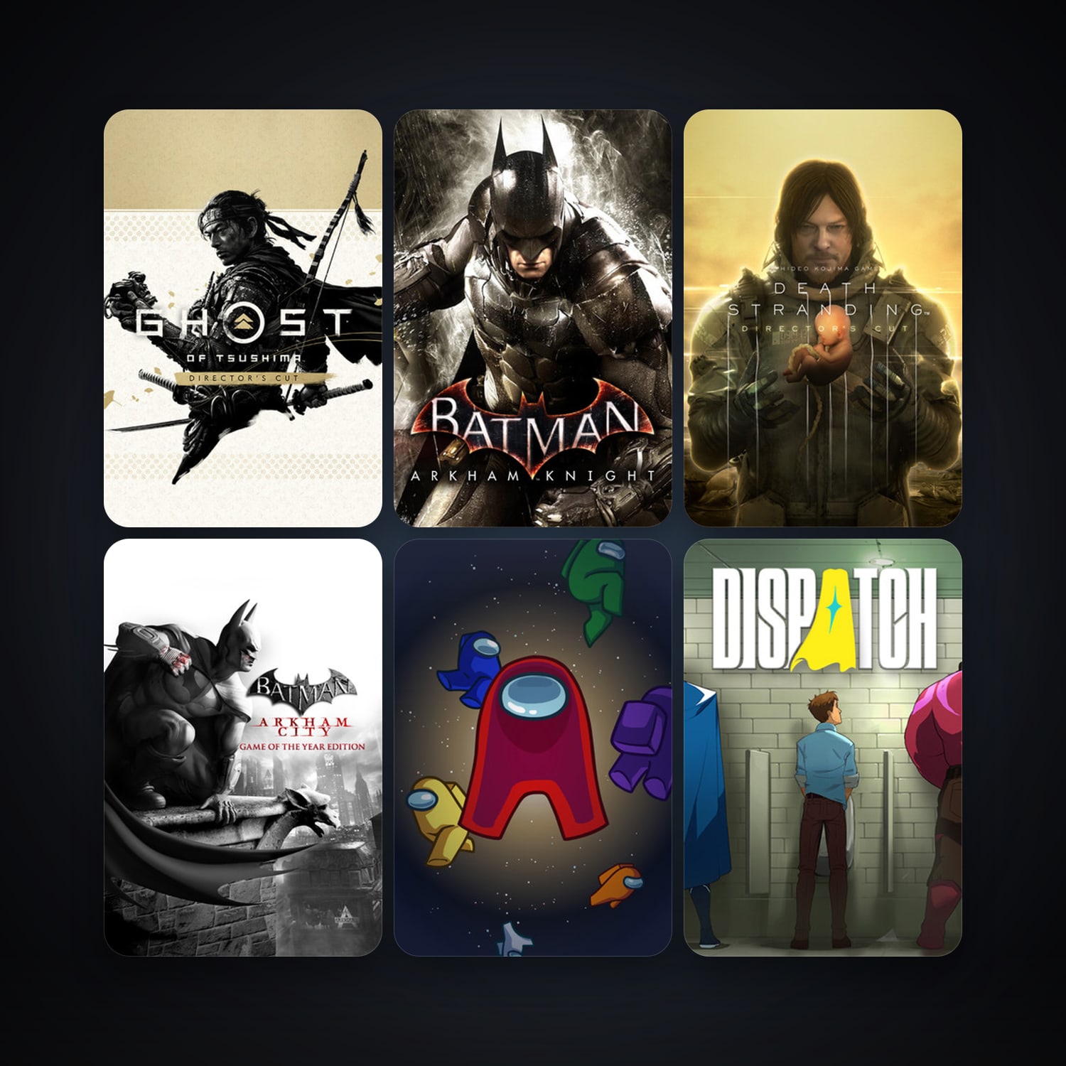 Batman: Arkham Asylum Game of the Year Edition + Batman: Arkham City - Game of the Year Edition, 36 games, clean — HabibiAccounts
