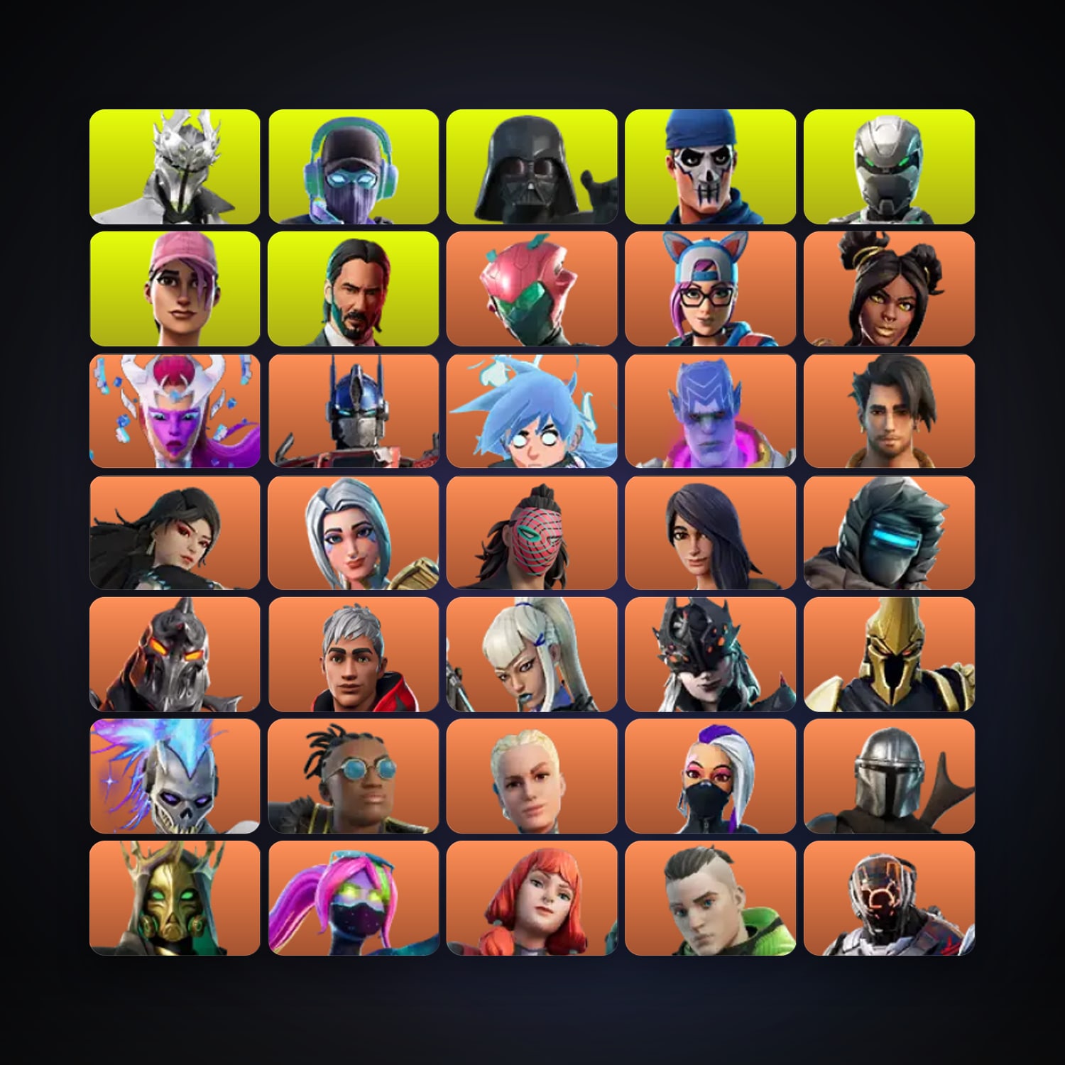 Fortnite account with Singularity & Lynx — 510 skins — 13.8K V-Bucks — lvl 6588 — HabibiAccounts