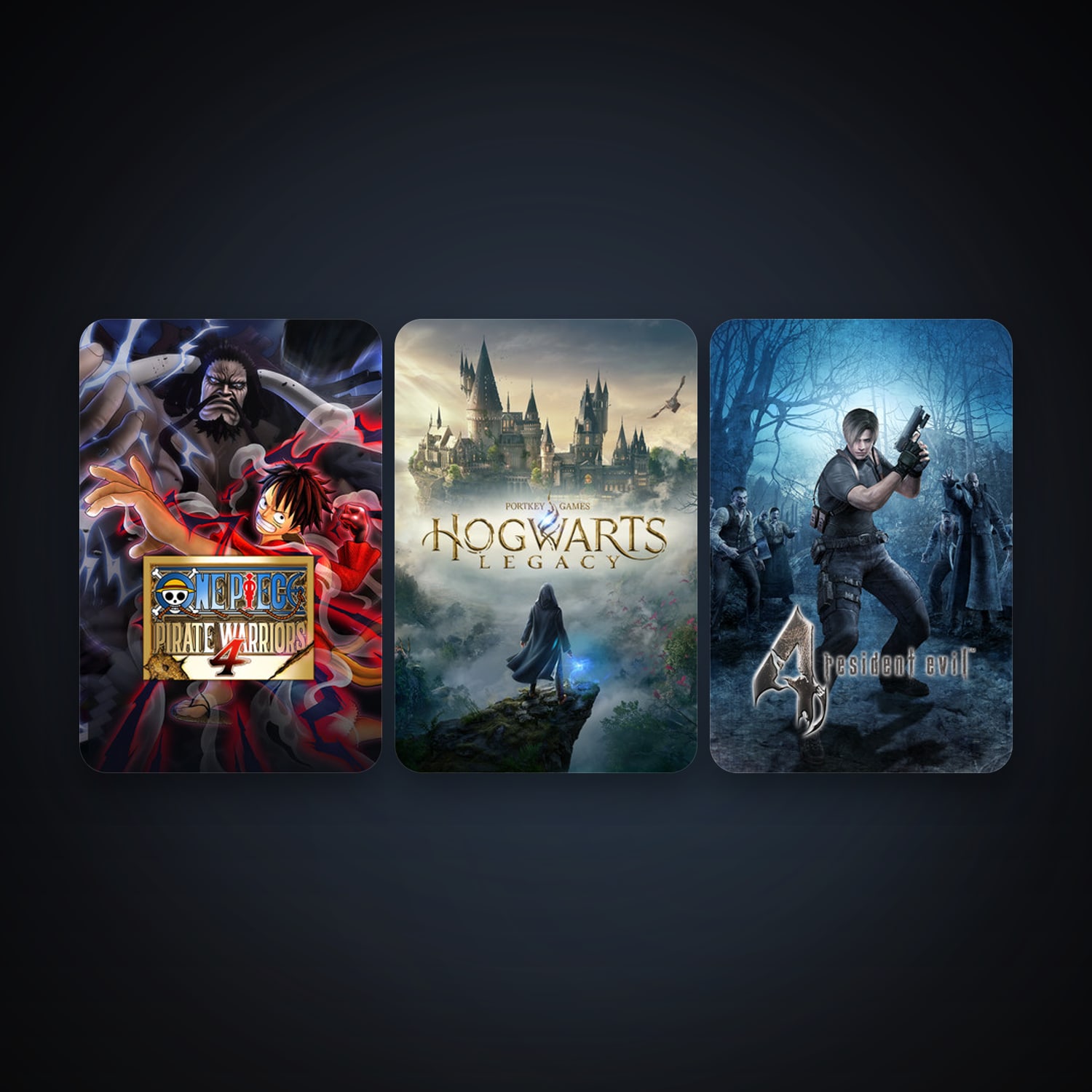 resident evil 4 (2005) + Hogwarts Legacy, 3 games, clean — HabibiAccounts