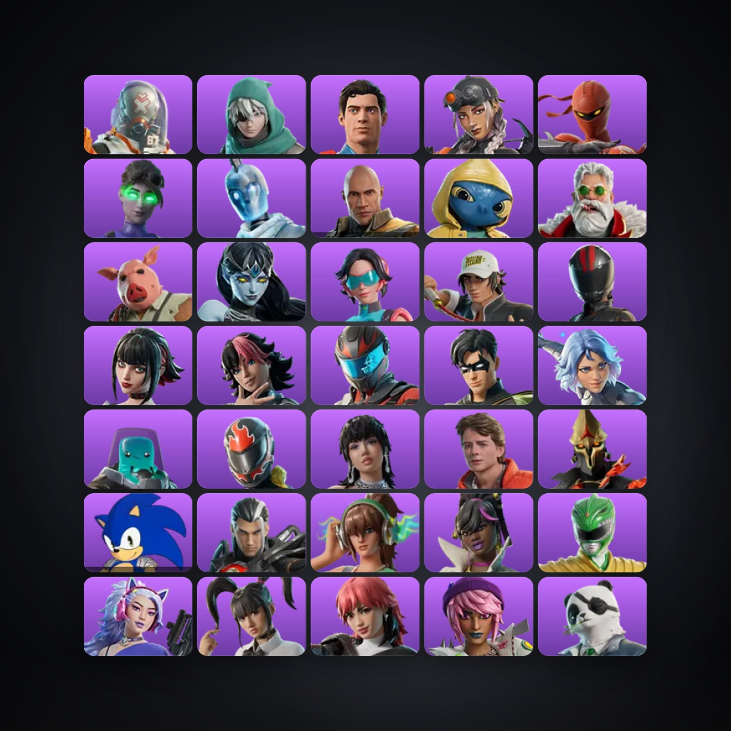 Fortnite account with Lt. Ripp Slade & Bastian — 120 skins — lvl 2502 — HabibiAccounts