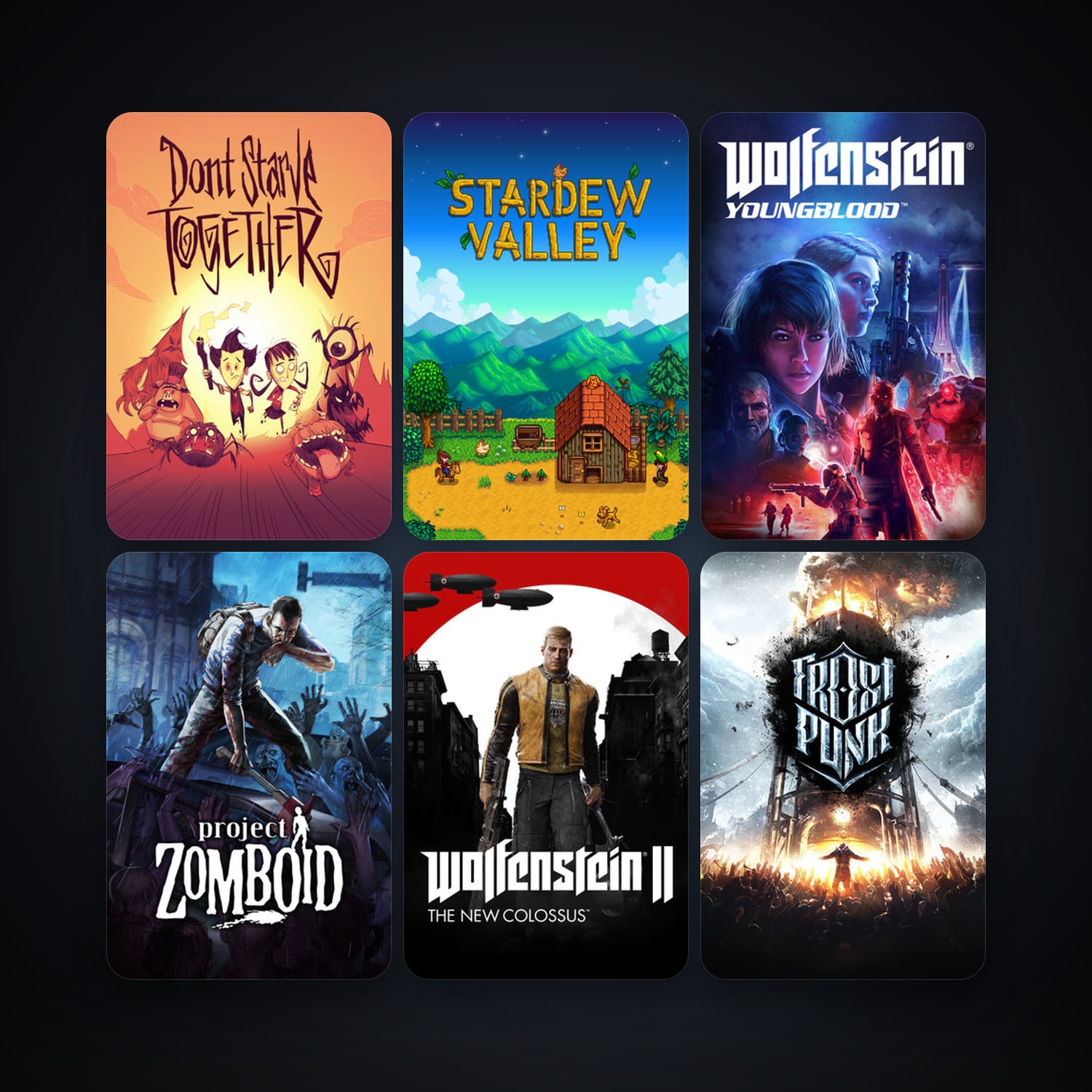 Left 4 Dead 2 + Project Zomboid, 23 games, clean — HabibiAccounts
