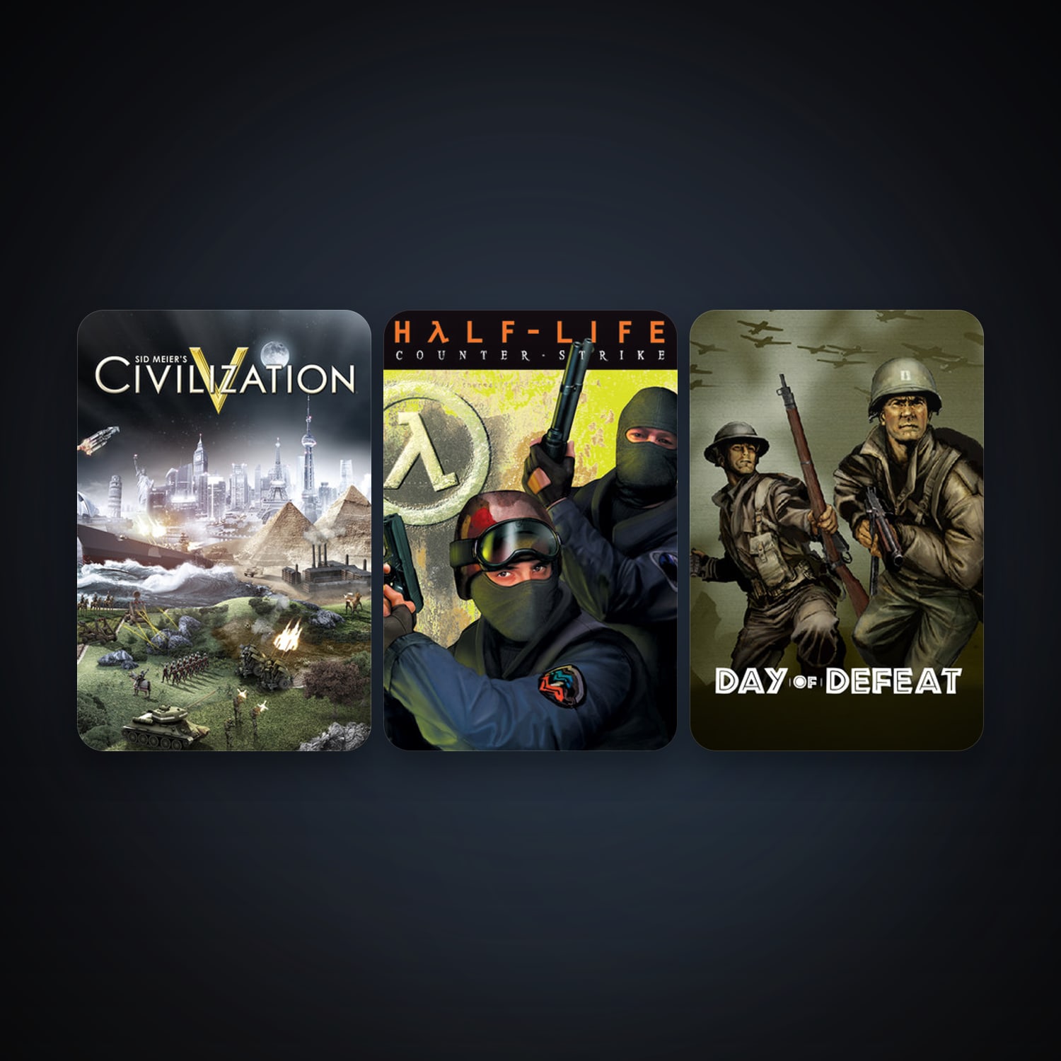 Steam account: Counter-Strike + Day of Defeat, 18 games, clean — level 5 — HabibiAccounts