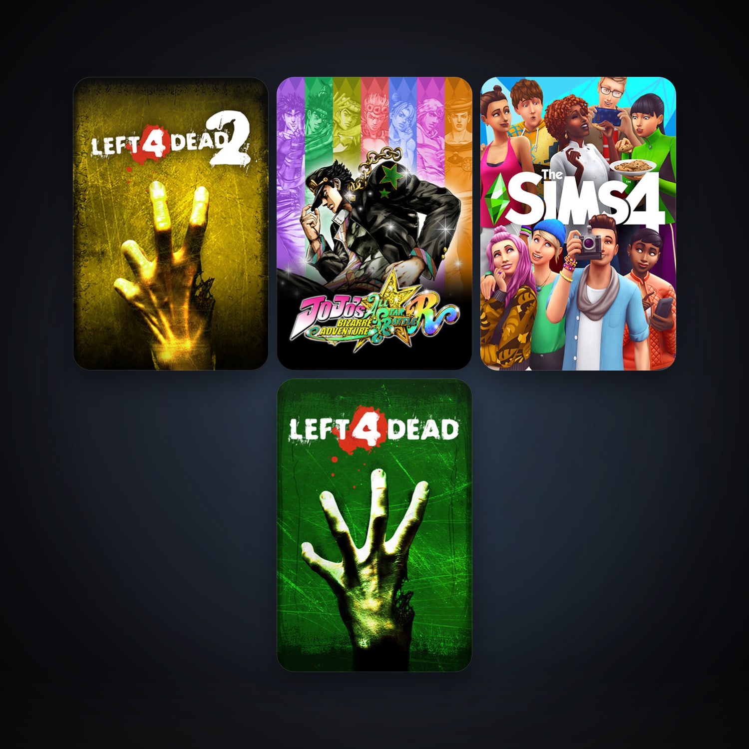 Left 4 Dead + Left 4 Dead 2, 8 games, clean — HabibiAccounts