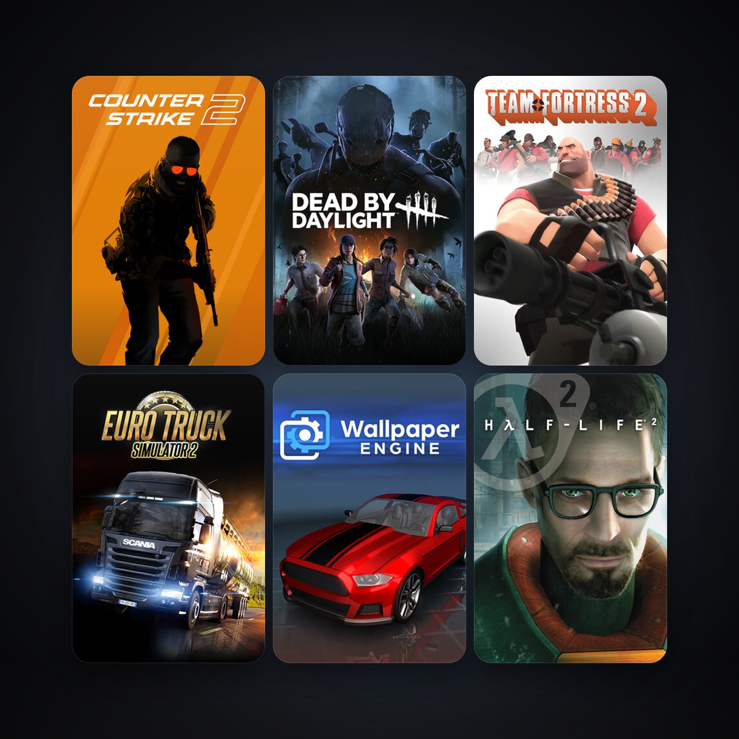 Half-Life 2 + Half-Life 2: Deathmatch, 15 games, clean — HabibiAccounts