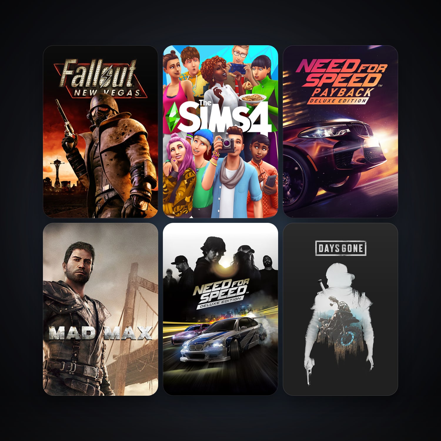 Steam account: Fallout: New Vegas + Mad Max, 8 games, clean — HabibiAccounts